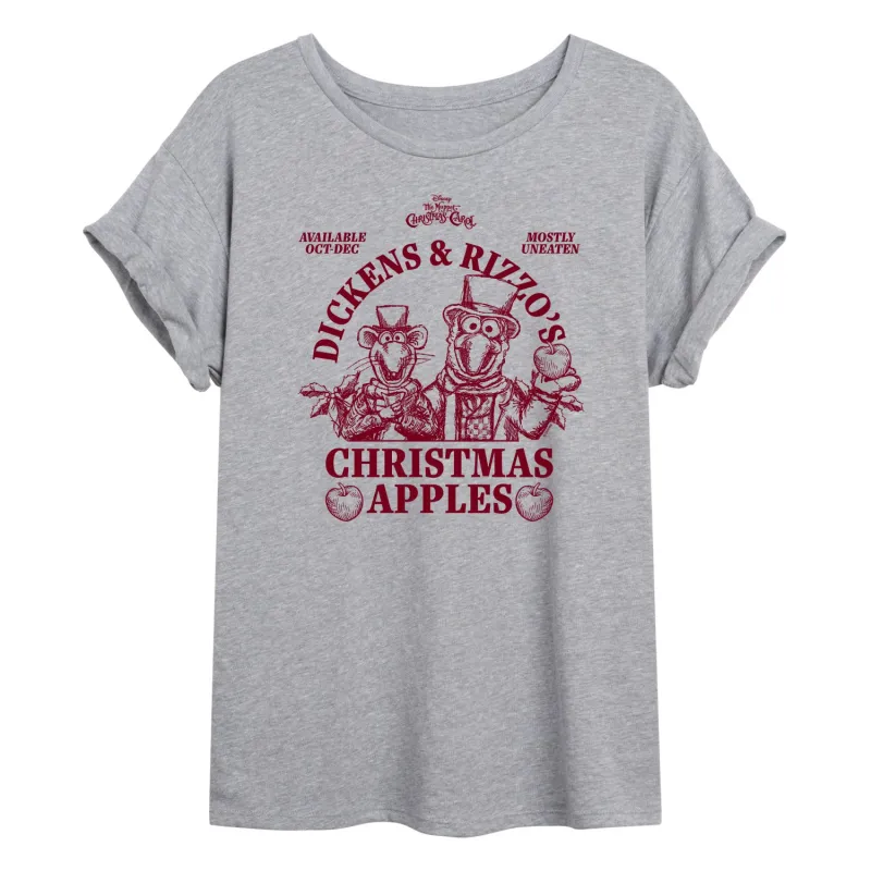 The Muppets - Dickens Rizzo Apples - Women's Oversized Graphic T-Shirt sold by Zulily