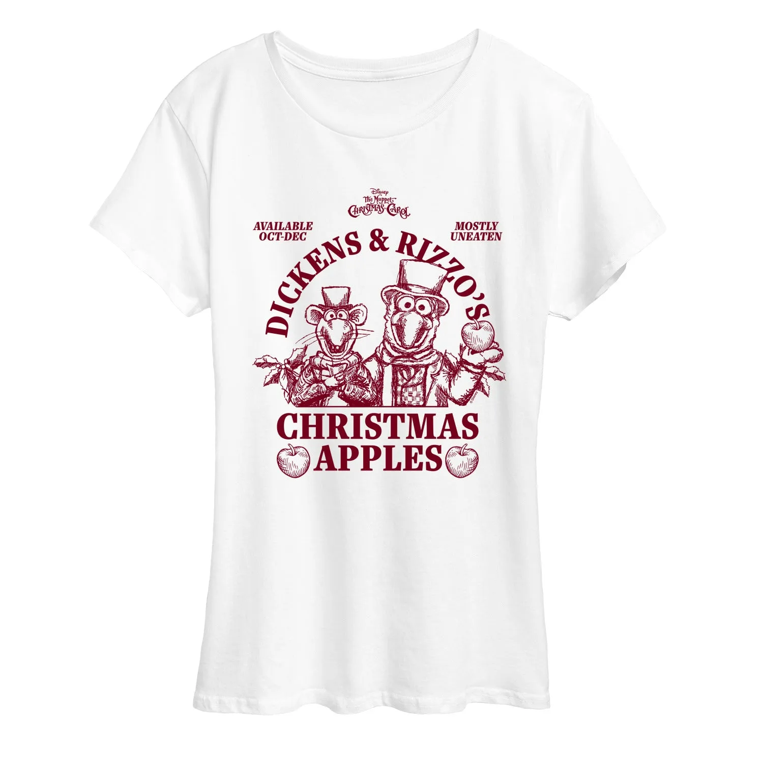 The Muppets - Dickens Rizzo Apples - Women's Short Sleeve Graphic T-Shirt sold by Zulily product image thumbnail 4
