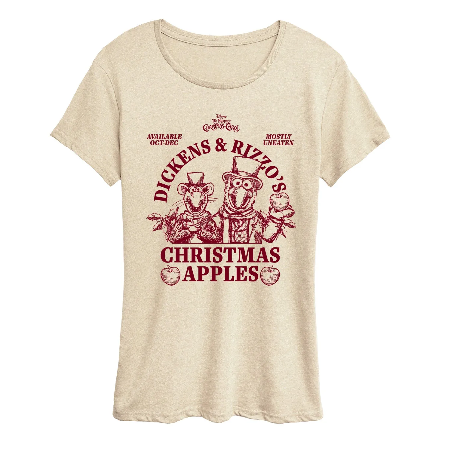 The Muppets - Dickens Rizzo Apples - Women's Short Sleeve Graphic T-Shirt sold by Zulily product image thumbnail 2