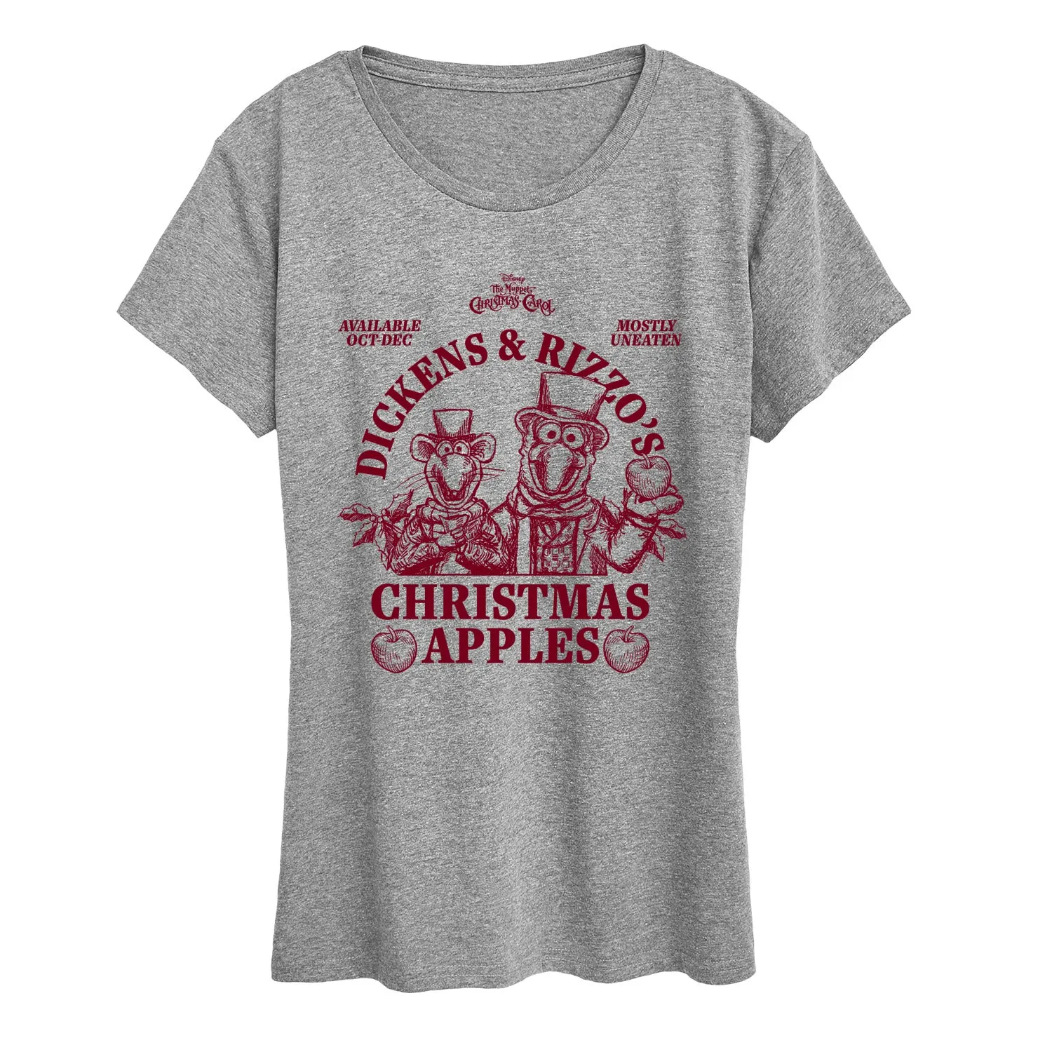 The Muppets - Dickens Rizzo Apples - Women's Short Sleeve Graphic T-Shirt sold by Zulily product image thumbnail 3