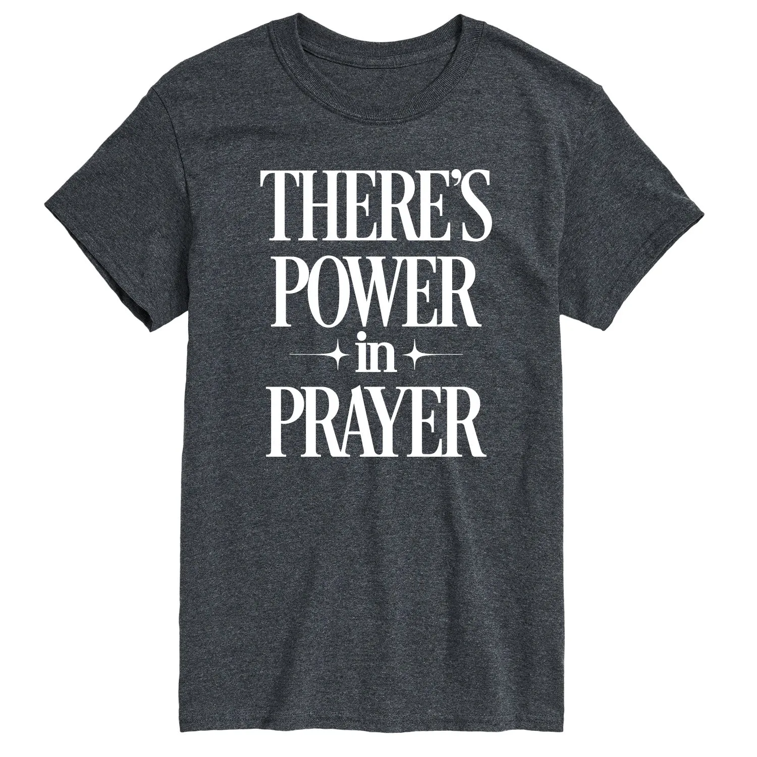 Instant Message - There's Power In Prayer - Men's Short Sleeve Graphic T-Shirt sold by Zulily product image thumbnail 5
