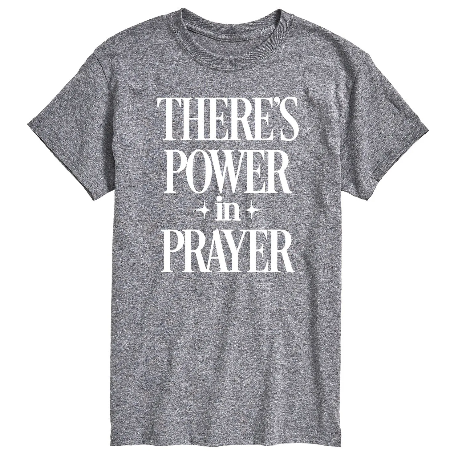 Instant Message - There's Power In Prayer - Men's Short Sleeve Graphic T-Shirt sold by Zulily product image thumbnail 2