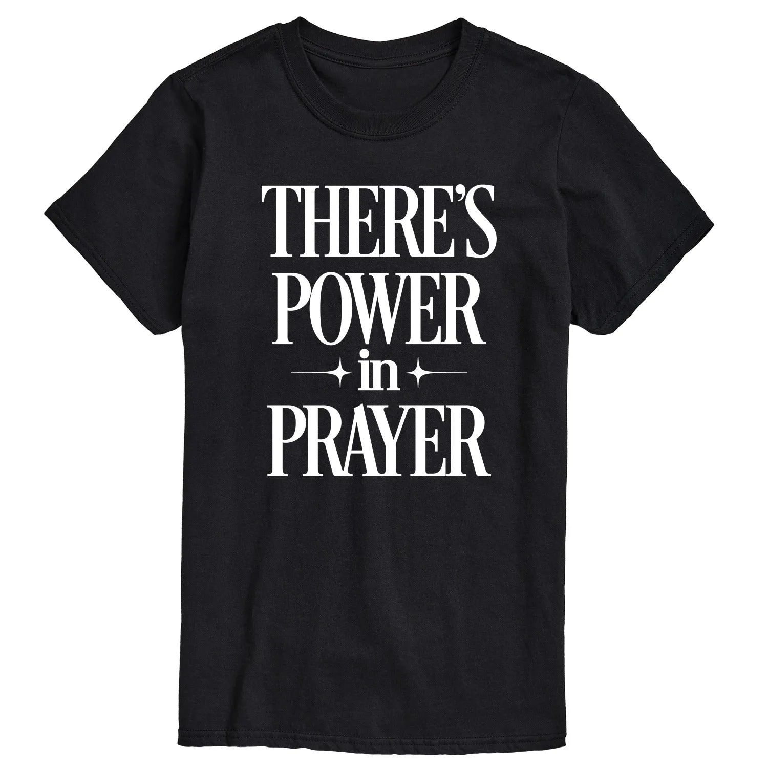 Instant Message - There's Power In Prayer - Men's Short Sleeve Graphic T-Shirt sold by Zulily product image thumbnail 3
