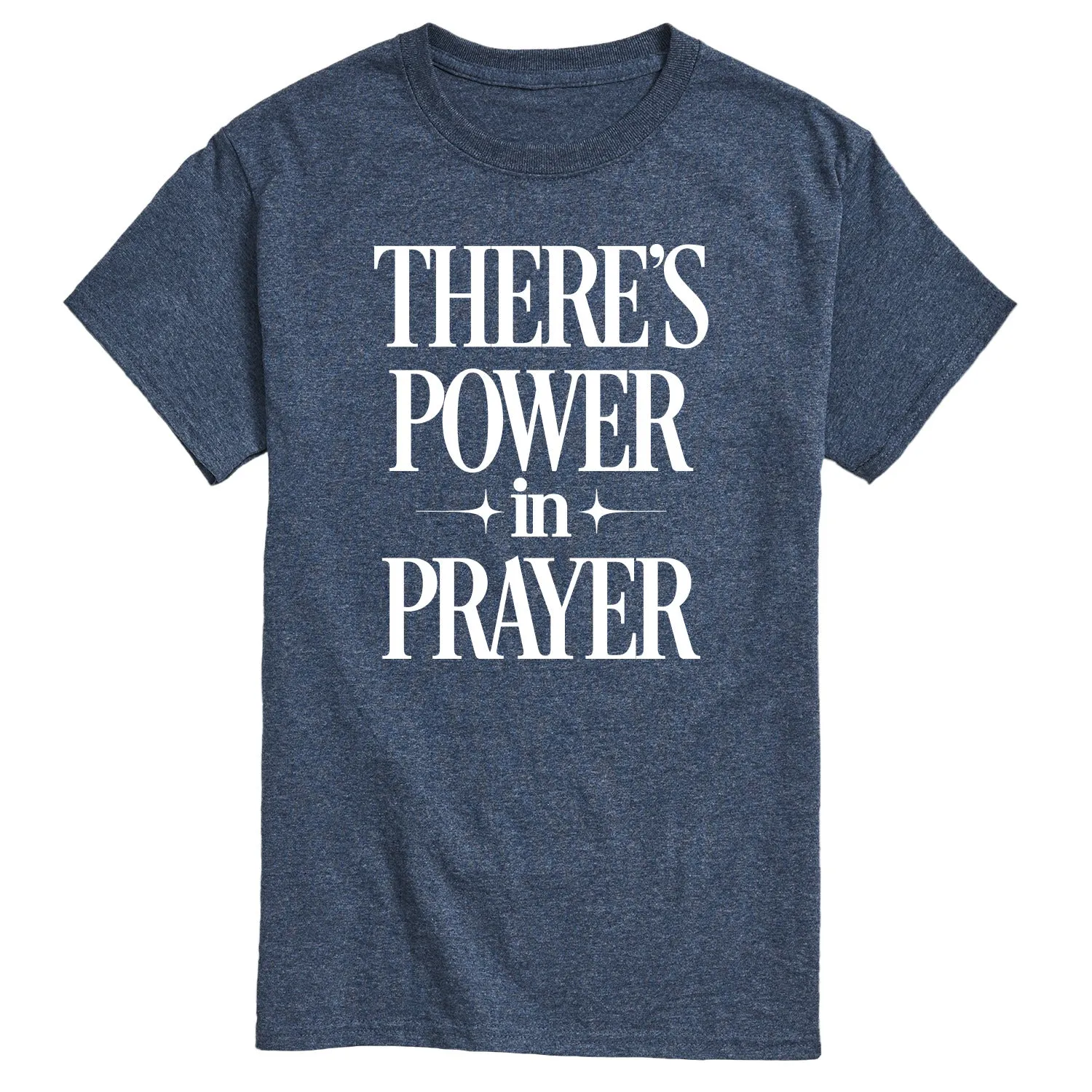 Instant Message - There's Power In Prayer - Men's Short Sleeve Graphic T-Shirt sold by Zulily product image thumbnail 4