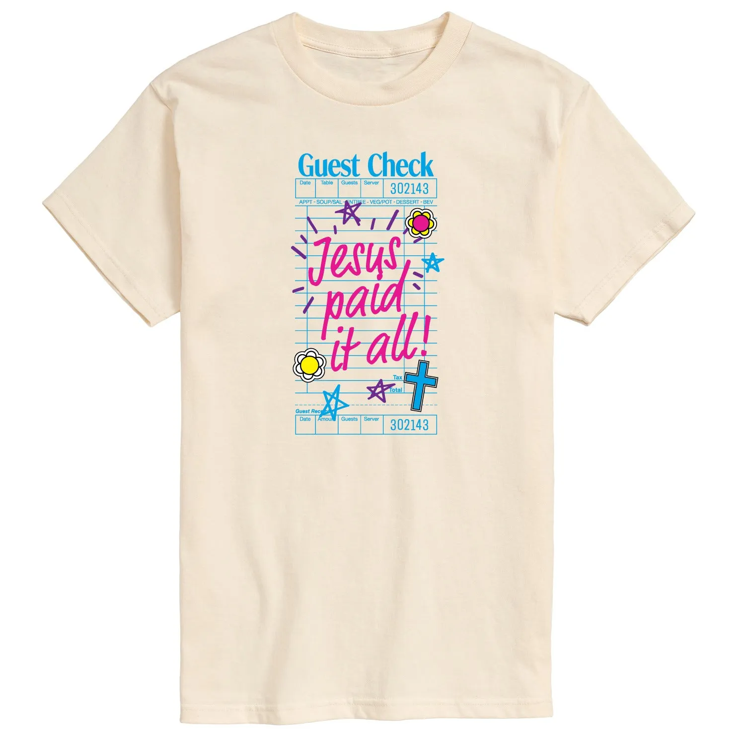 Instant Message - Jesus Paid It All - Men's Short Sleeve Graphic T-Shirt sold by Zulily product image thumbnail 2