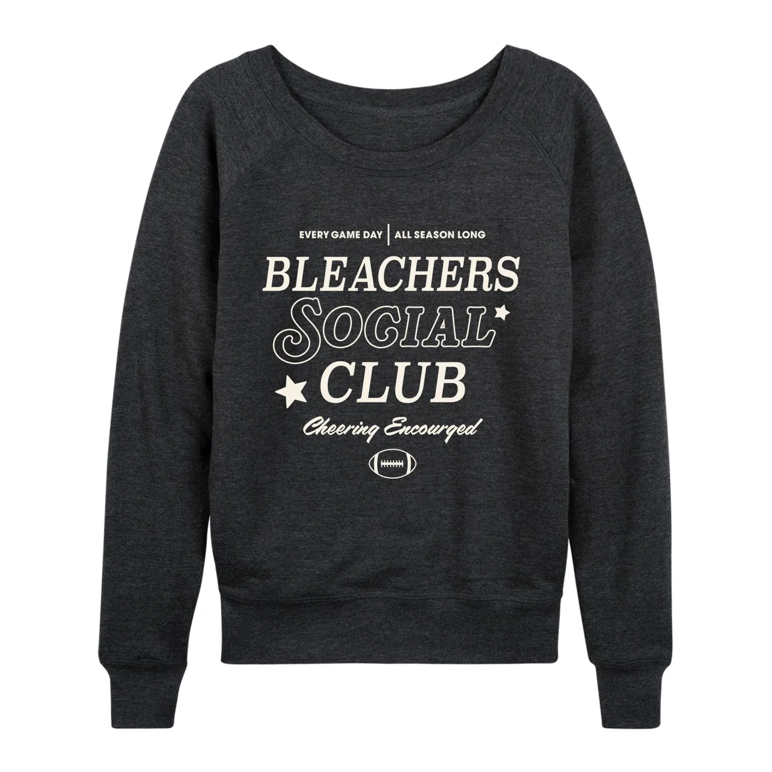 Instant Message - Bleachers Social Club - Women's French Terry Long Sleeve Pullover sold by Zulily product image thumbnail 2