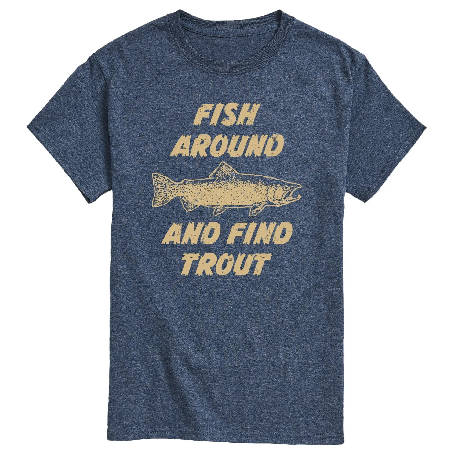 Instant Message - Fish Around - Men's Short Sleeve Graphic T-Shirt sold by Zulily product image thumbnail 2
