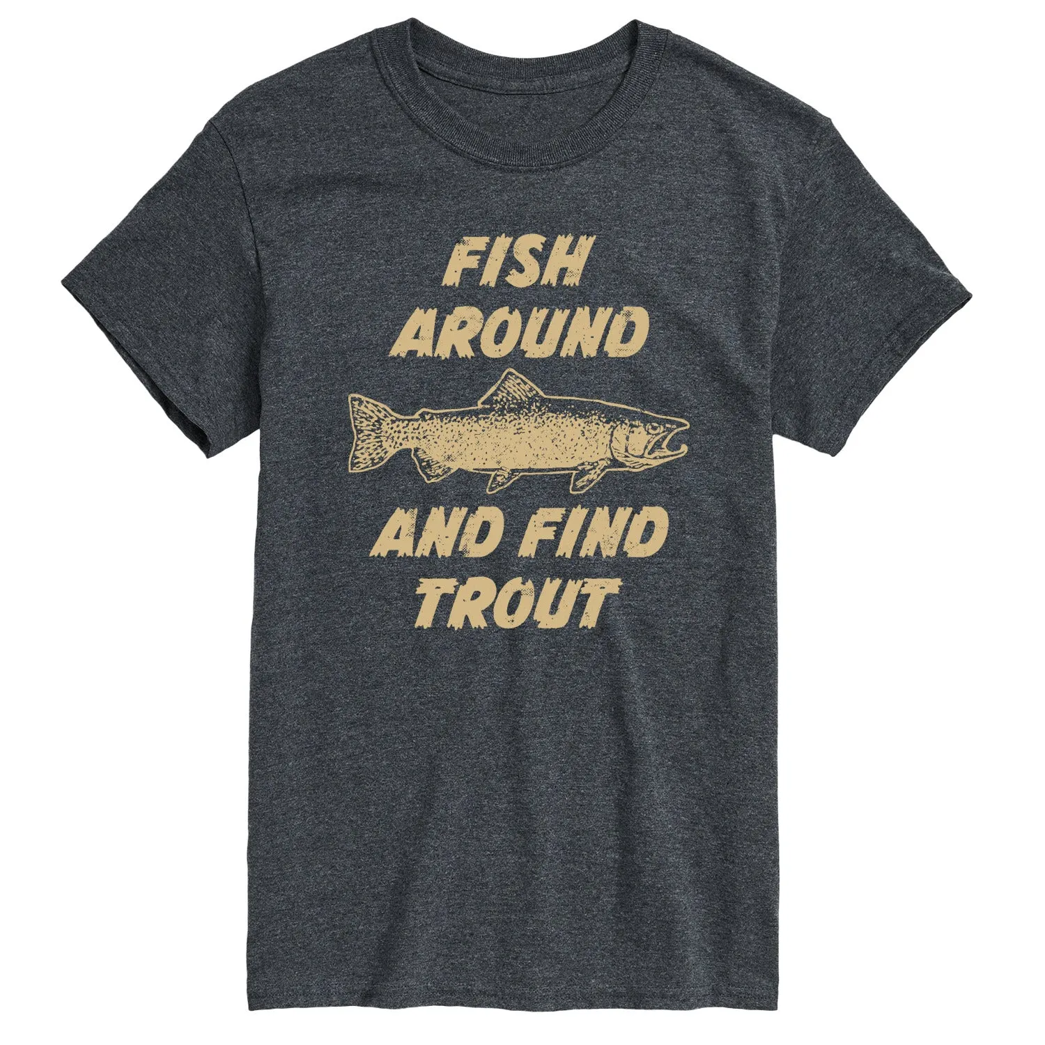 Instant Message - Fish Around - Men's Short Sleeve Graphic T-Shirt sold by Zulily product image thumbnail 3