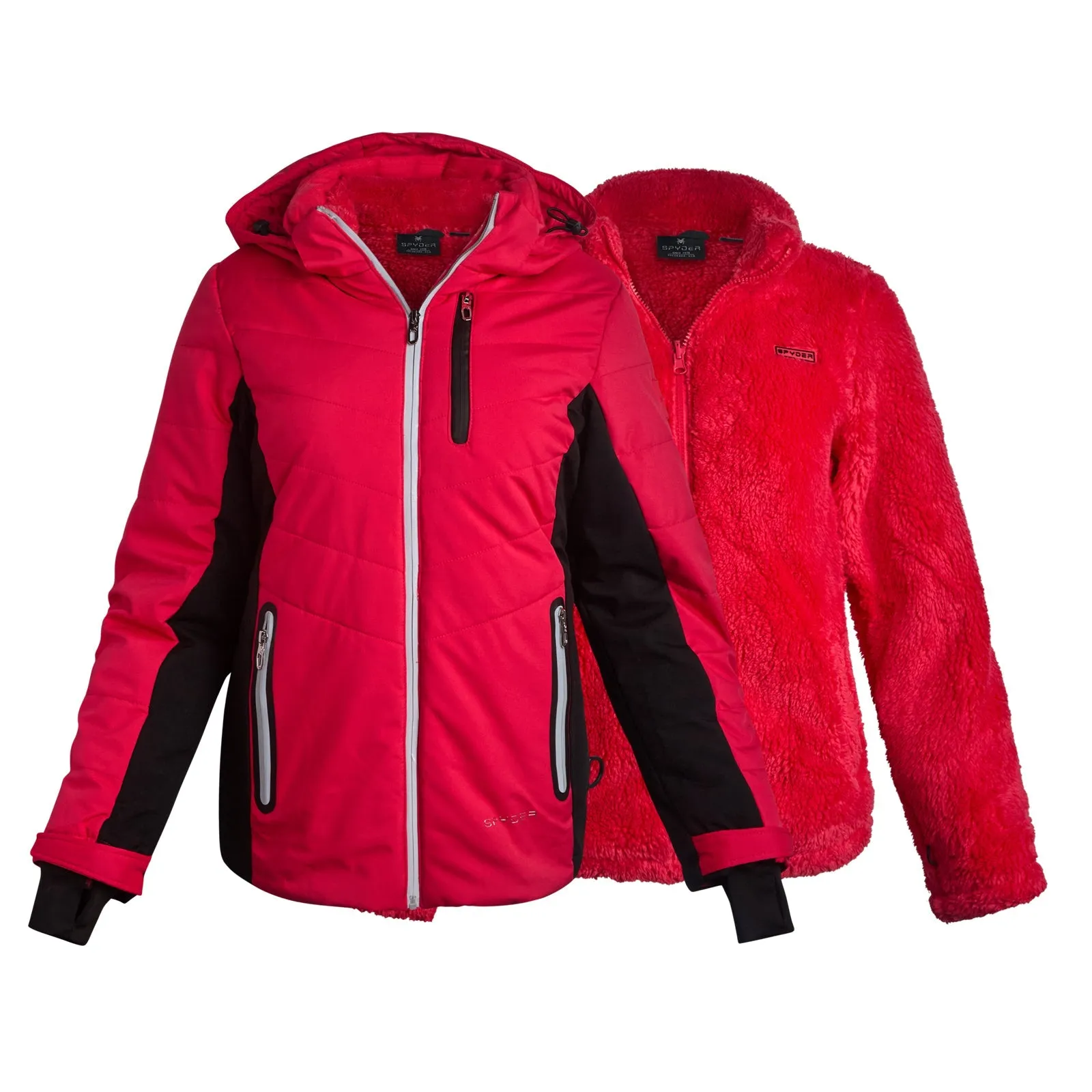 Spyder Women's 3-in-1 Jacket - Prism Pink sold by Zulily