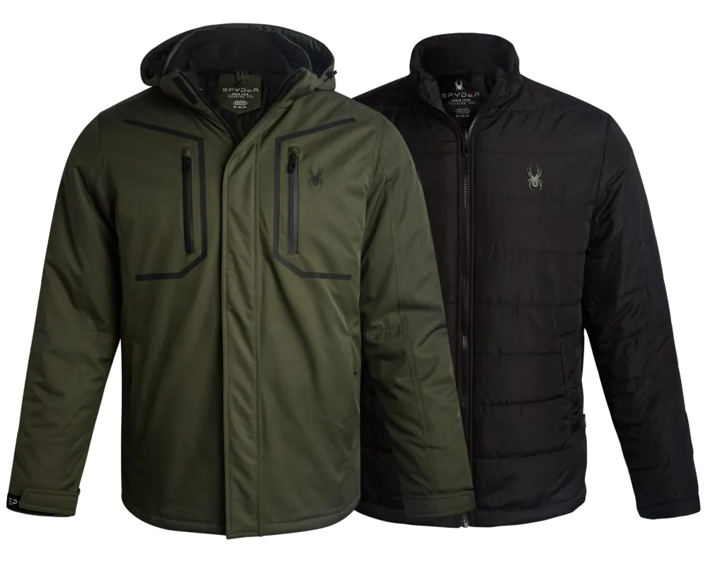 Spyder Men's 3-in-1 Jacket - Olive sold by Zulily