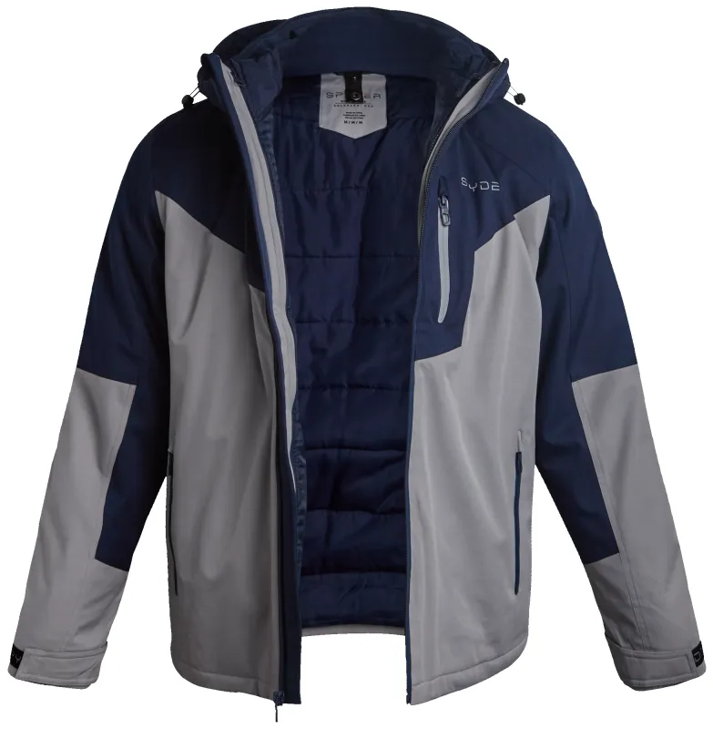 Spyder Men's 3-in-1 Jacket - Pewter sold by Zulily