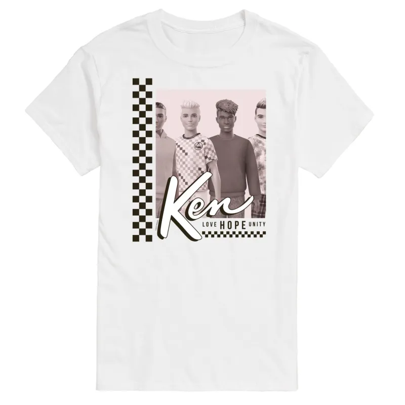 Barbie - Ken - Love Hope Unity - Men's Short Sleeve Graphic T-Shirt sold by Zulily