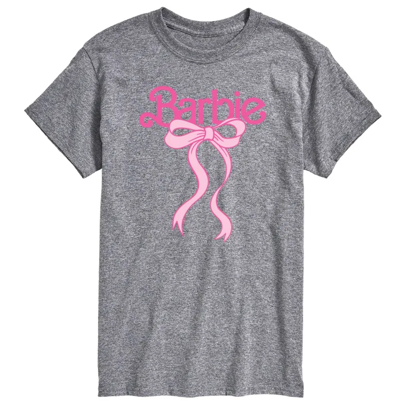 Barbie - Logo Coquette Bow - Men's Short Sleeve Graphic T-Shirt sold by Zulily