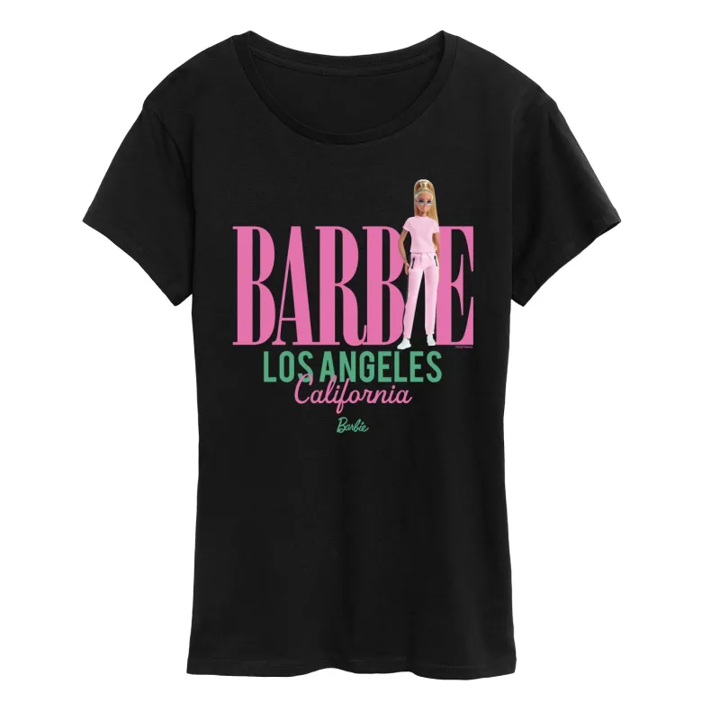 Barbie - Barbie Los Angeles - Women'S Short Sleeve Graphic T-Shirt sold by Zulily