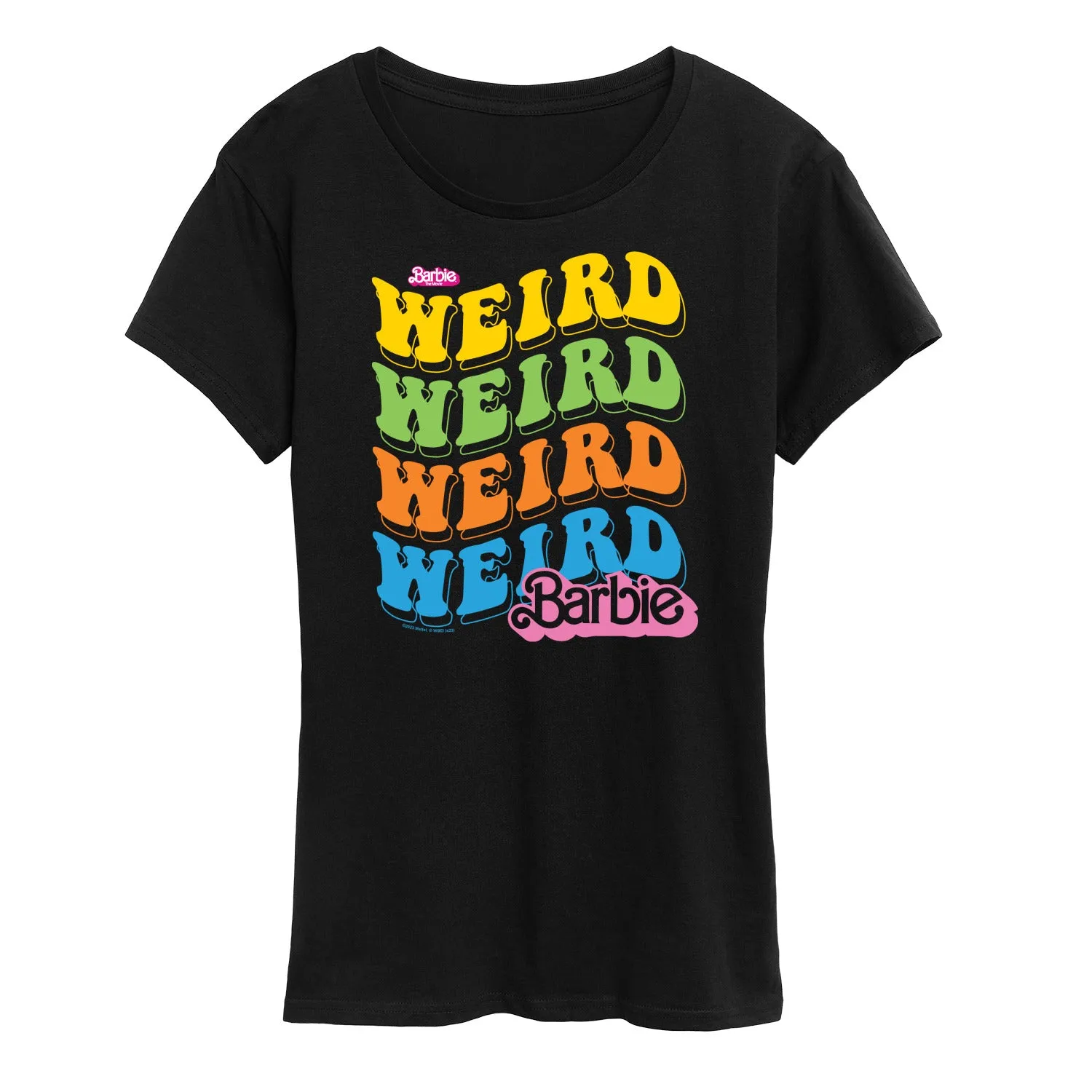 Barbie The Movie - Weird Stack - Women's Short Sleeve Graphic T-Shirt sold by Zulily product image thumbnail 2