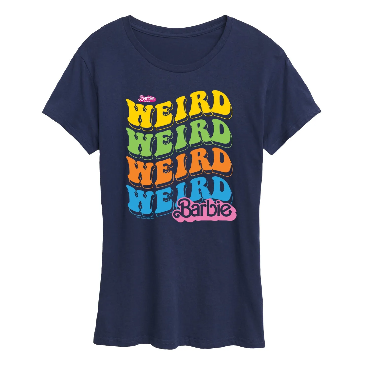 Barbie The Movie - Weird Stack - Women's Short Sleeve Graphic T-Shirt sold by Zulily product image thumbnail 3