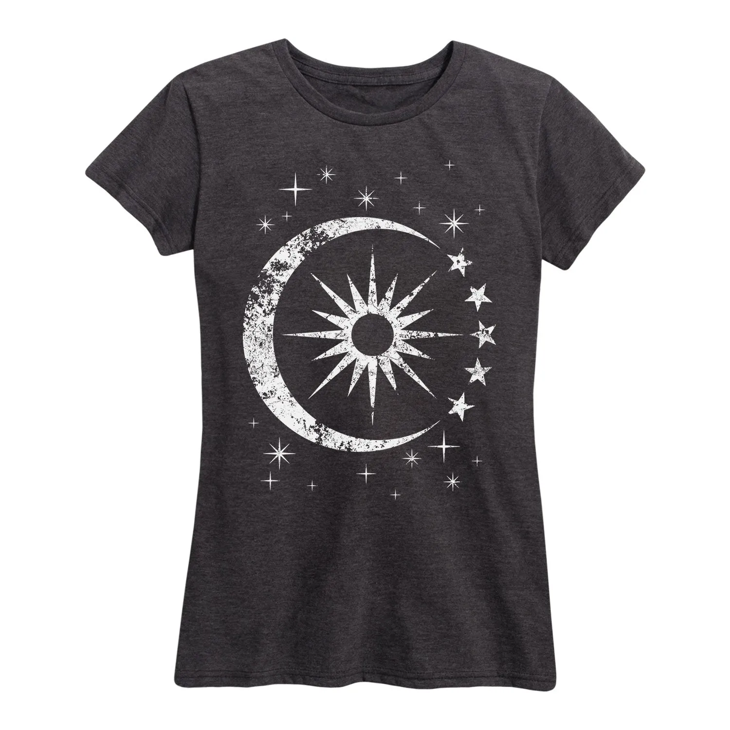 Instant Message - Celestial Sun Moon Scene - Women's Short Sleeve Graphic T-Shirt sold by Zulily product image thumbnail 3