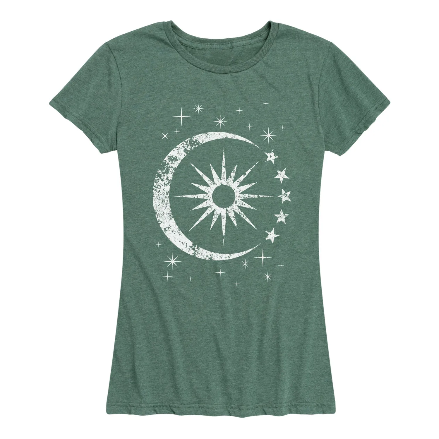 Instant Message - Celestial Sun Moon Scene - Women's Short Sleeve Graphic T-Shirt sold by Zulily product image thumbnail 5