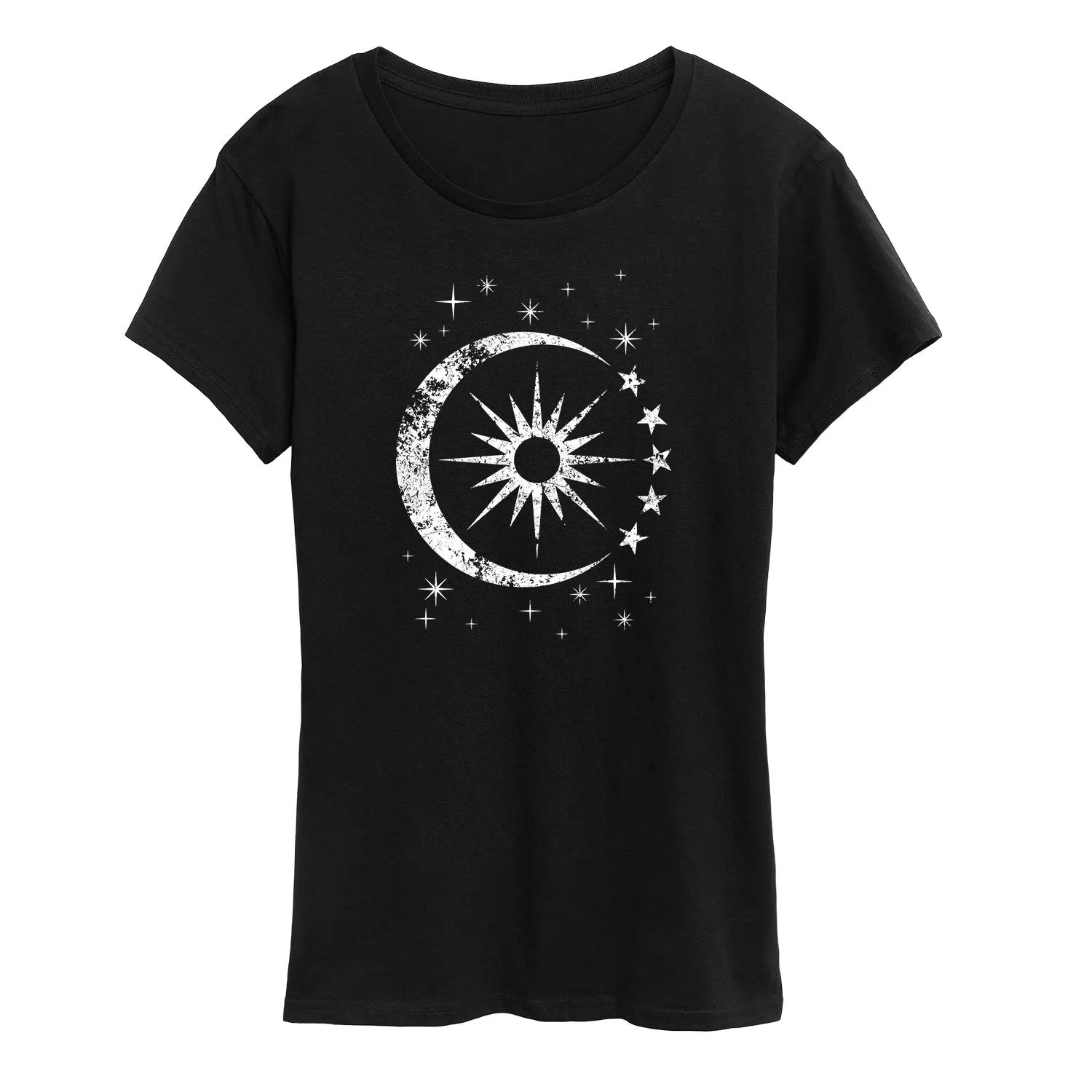 Instant Message - Celestial Sun Moon Scene - Women's Short Sleeve Graphic T-Shirt sold by Zulily product image thumbnail 2