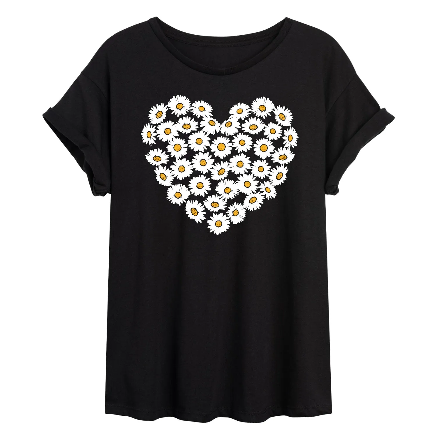 Instant Message - Daisy Heart - Women's Graphic T-shirt sold by Zulily