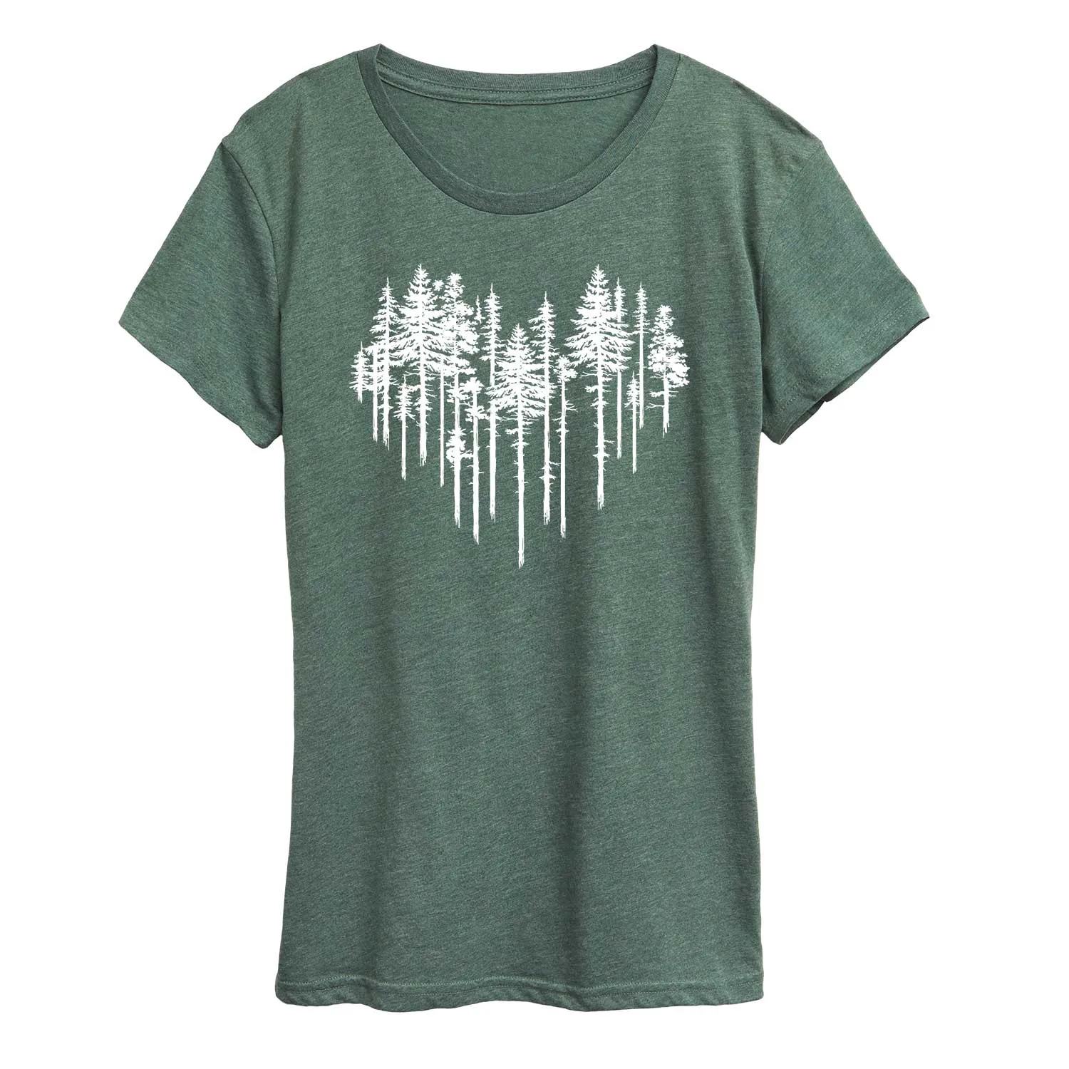 Instant Message - Heart Trees -Women's Short Sleeve Graphic T-shirt sold by Zulily product image thumbnail 3