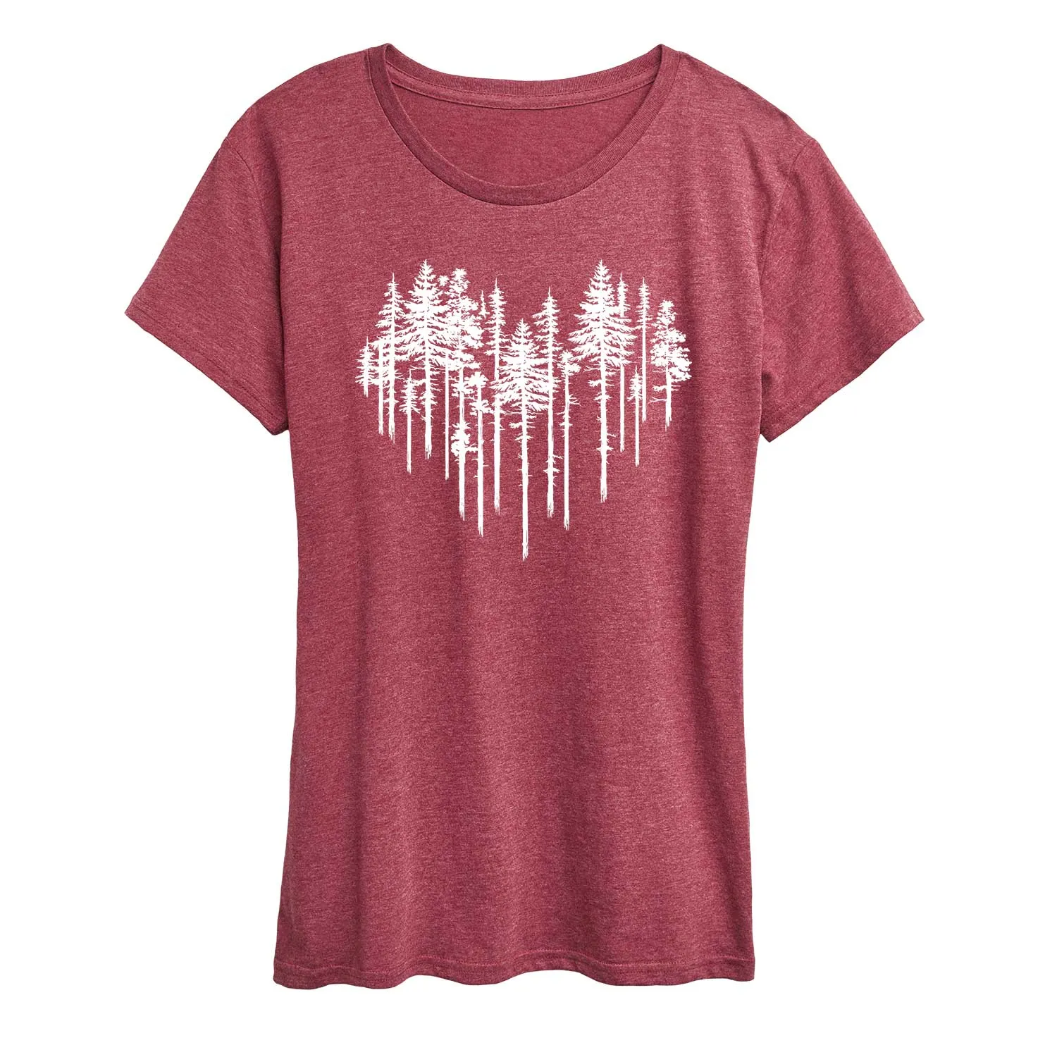 Instant Message - Heart Trees -Women's Short Sleeve Graphic T-shirt sold by Zulily product image thumbnail 4