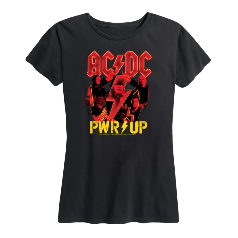 ACDC - Pwr Up - Women's Short Sleeve Graphic T-Shirt sold by Zulily
