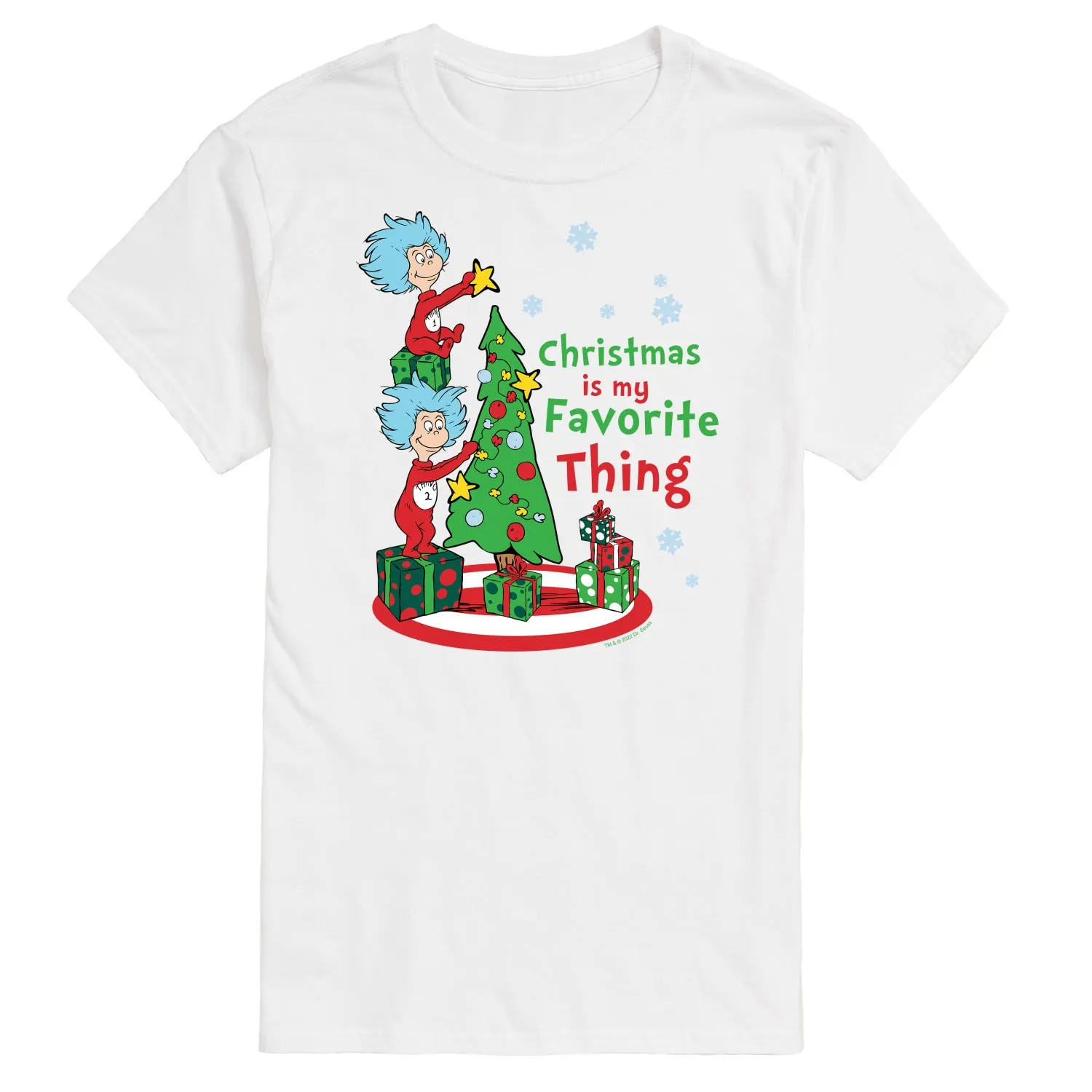 Cat in the Hat - Christmas Is A Family Thing - Men's Short Sleeve Graphic T-Shirt sold by Zulily product image thumbnail 3