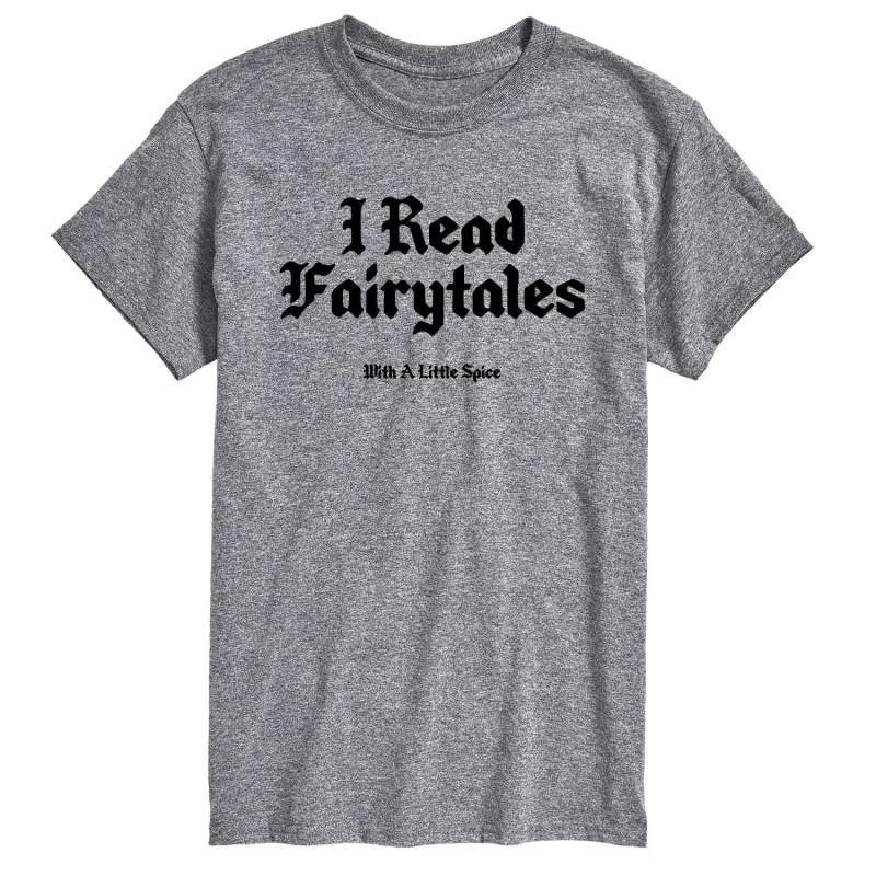 Instant Message - Read Spice Fairytales - Men's Short Sleeve Graphic T-Shirt sold by Zulily