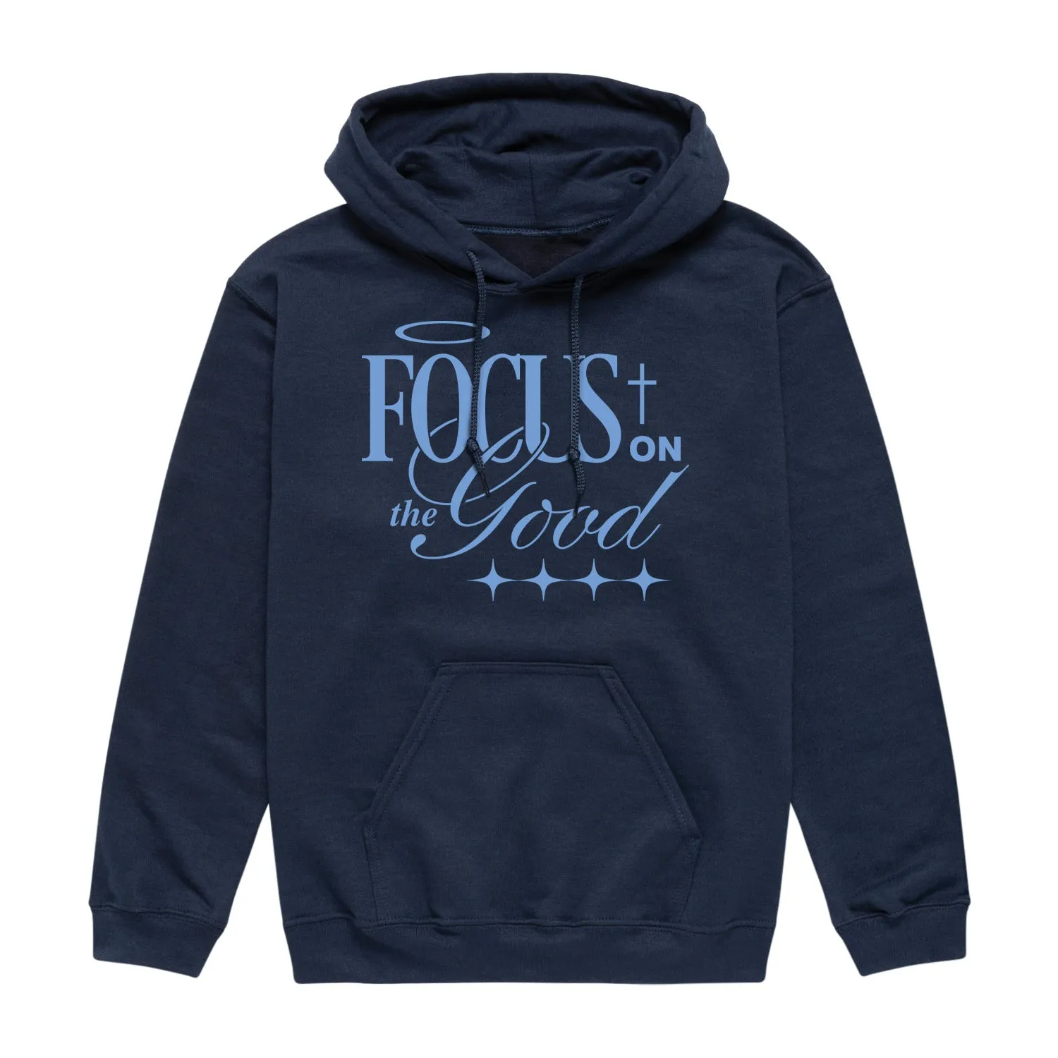 Instant Message - Focus On The Good - Men's Long Sleeve Fleece Pullover Hoodie sold by Zulily product image thumbnail 2