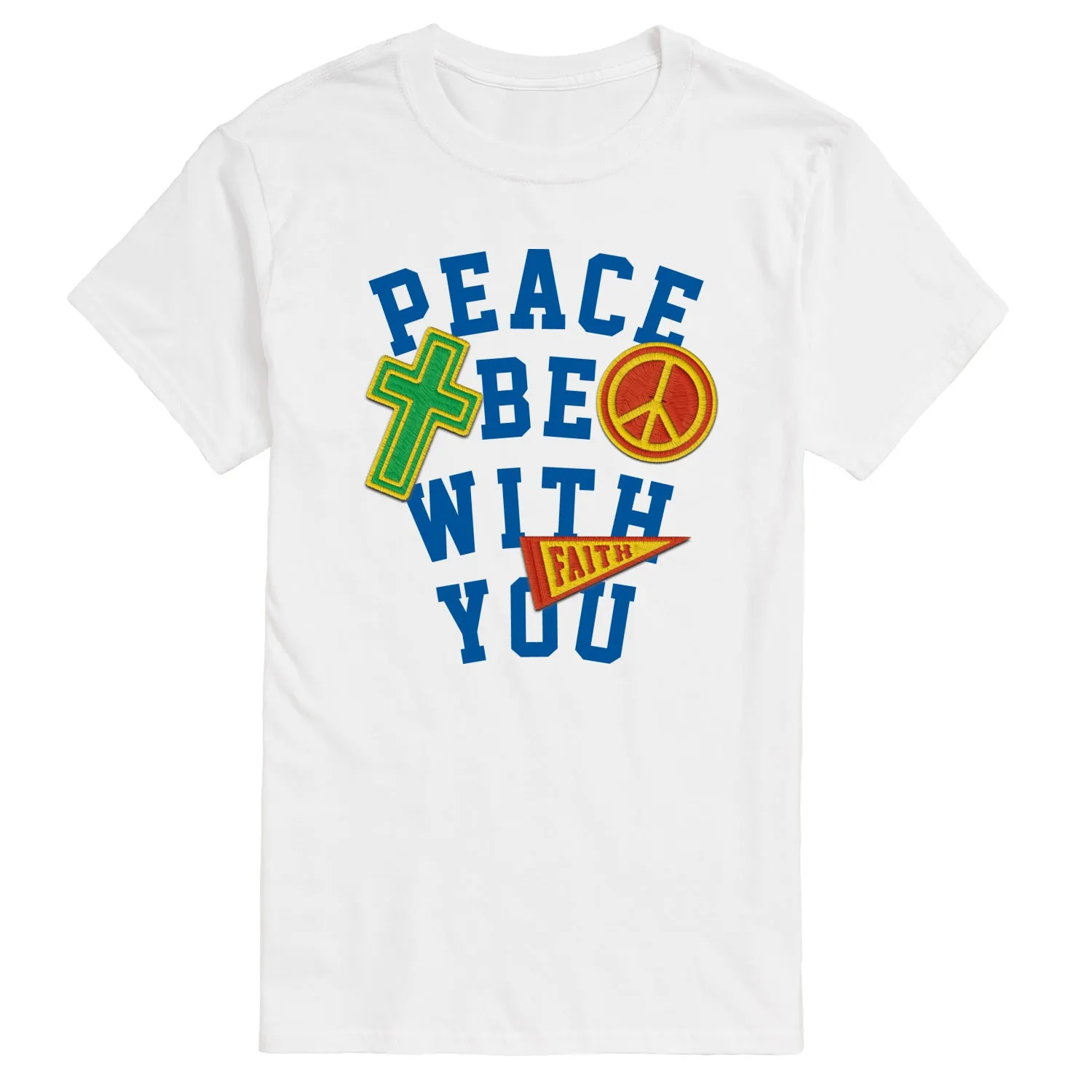 Instant Message - Peace Be With You - Men's Short Sleeve Graphic T-Shirt sold by Zulily product image thumbnail 2