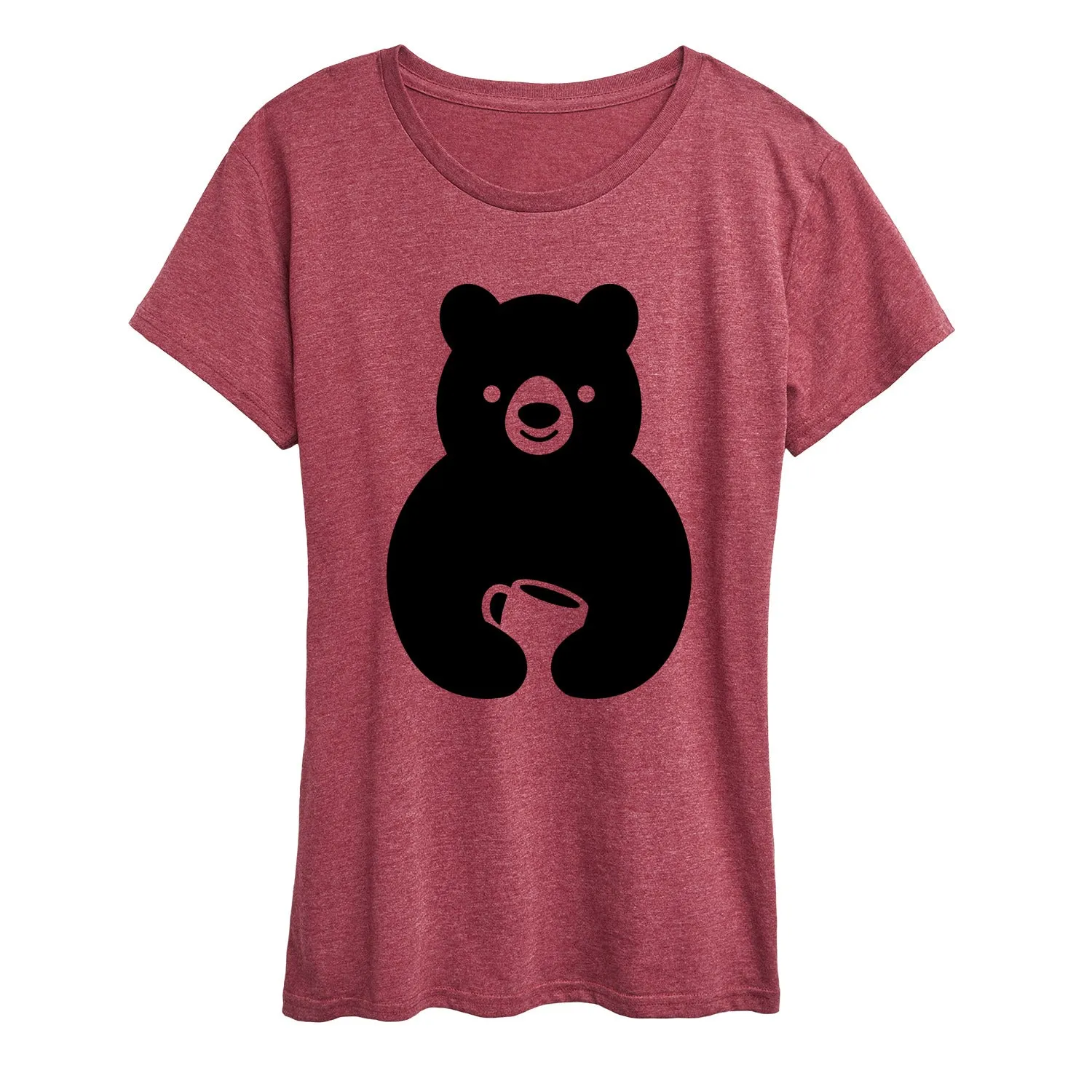 Instant Message - Coffee Bear - Women's Short Sleeve Graphic T-Shirt sold by Zulily product image thumbnail 4