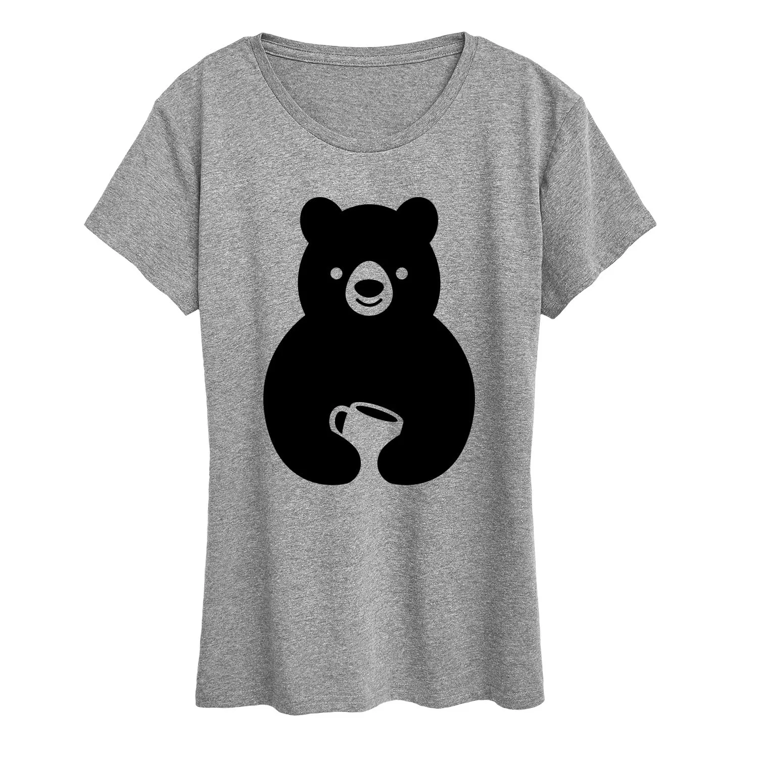Instant Message - Coffee Bear - Women's Short Sleeve Graphic T-Shirt sold by Zulily product image thumbnail 2