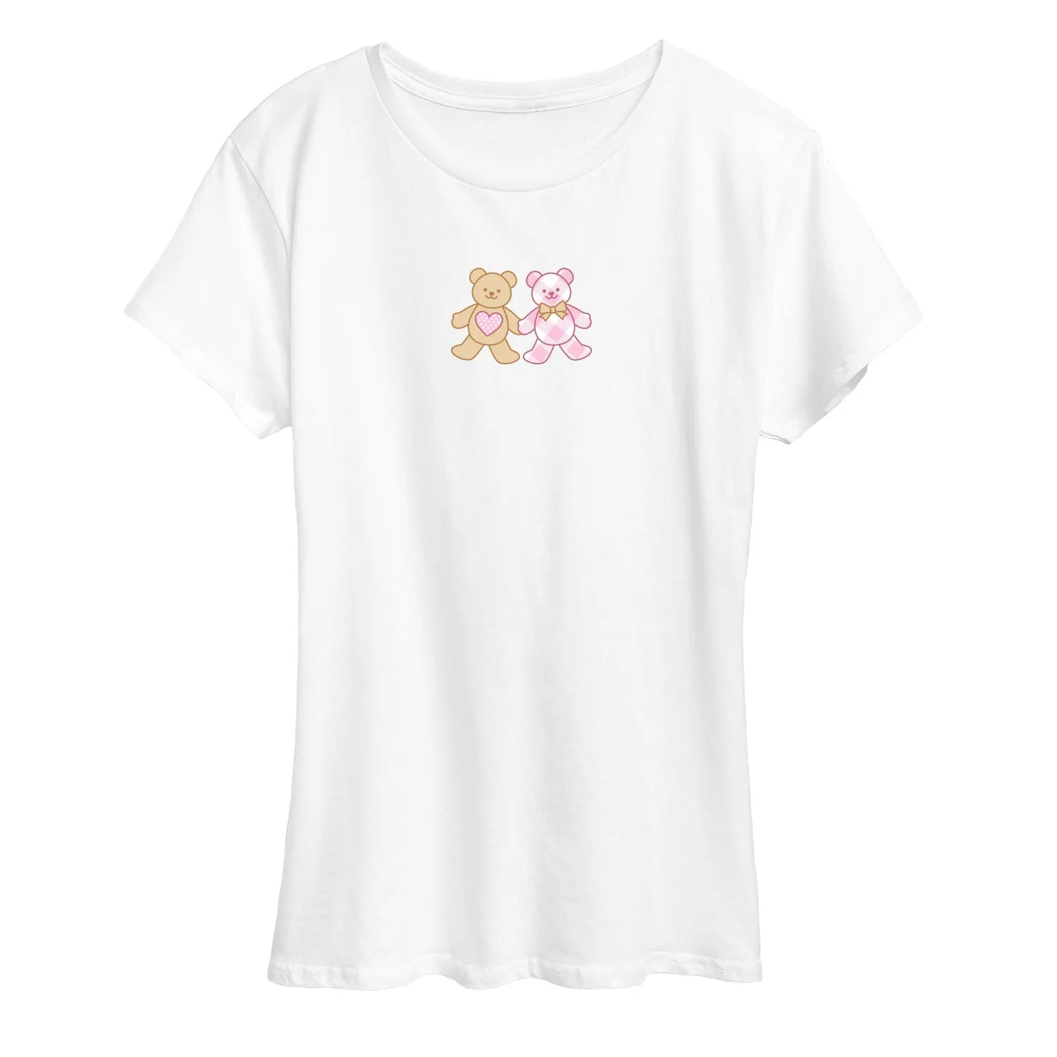 Instant Message - Bear Patches - Women's Short Sleeve Graphic T-Shirt sold by Zulily product image thumbnail 3