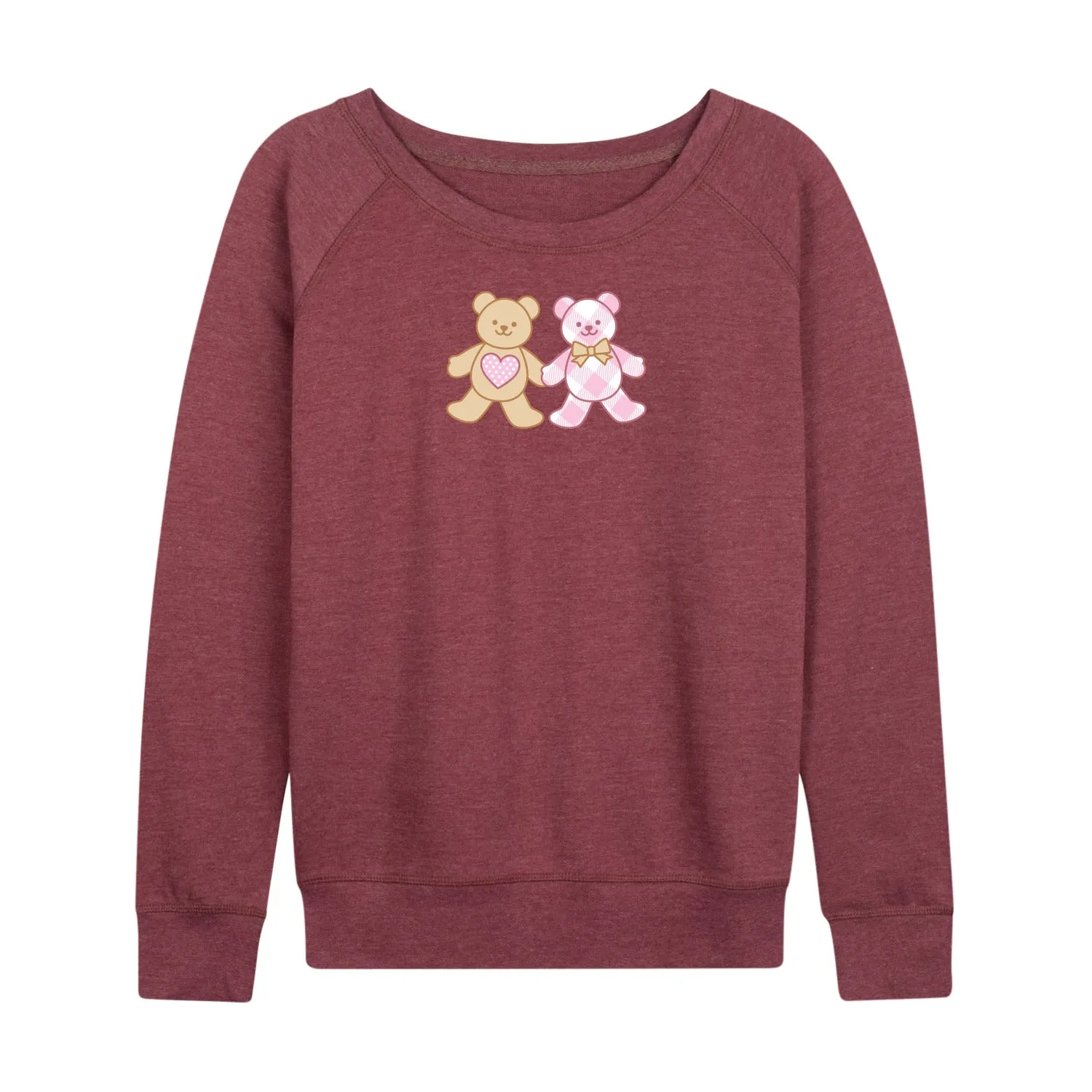Instant Message - Bear Patches - Women's French Terry Long Sleeve Pullover sold by Zulily