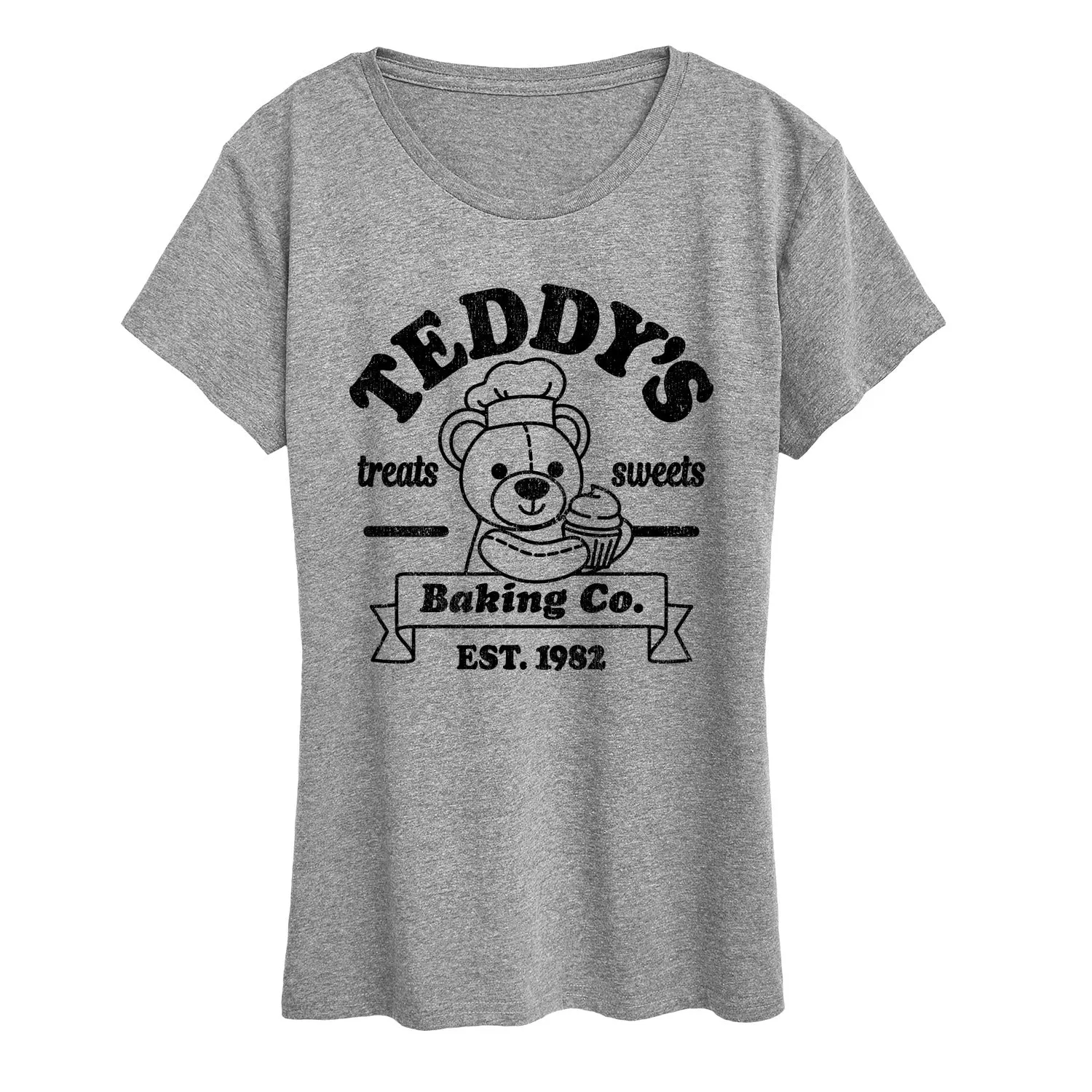 Instant Message - Teddys Baking Co - Women's Short Sleeve Graphic T-Shirt sold by Zulily product image thumbnail 2