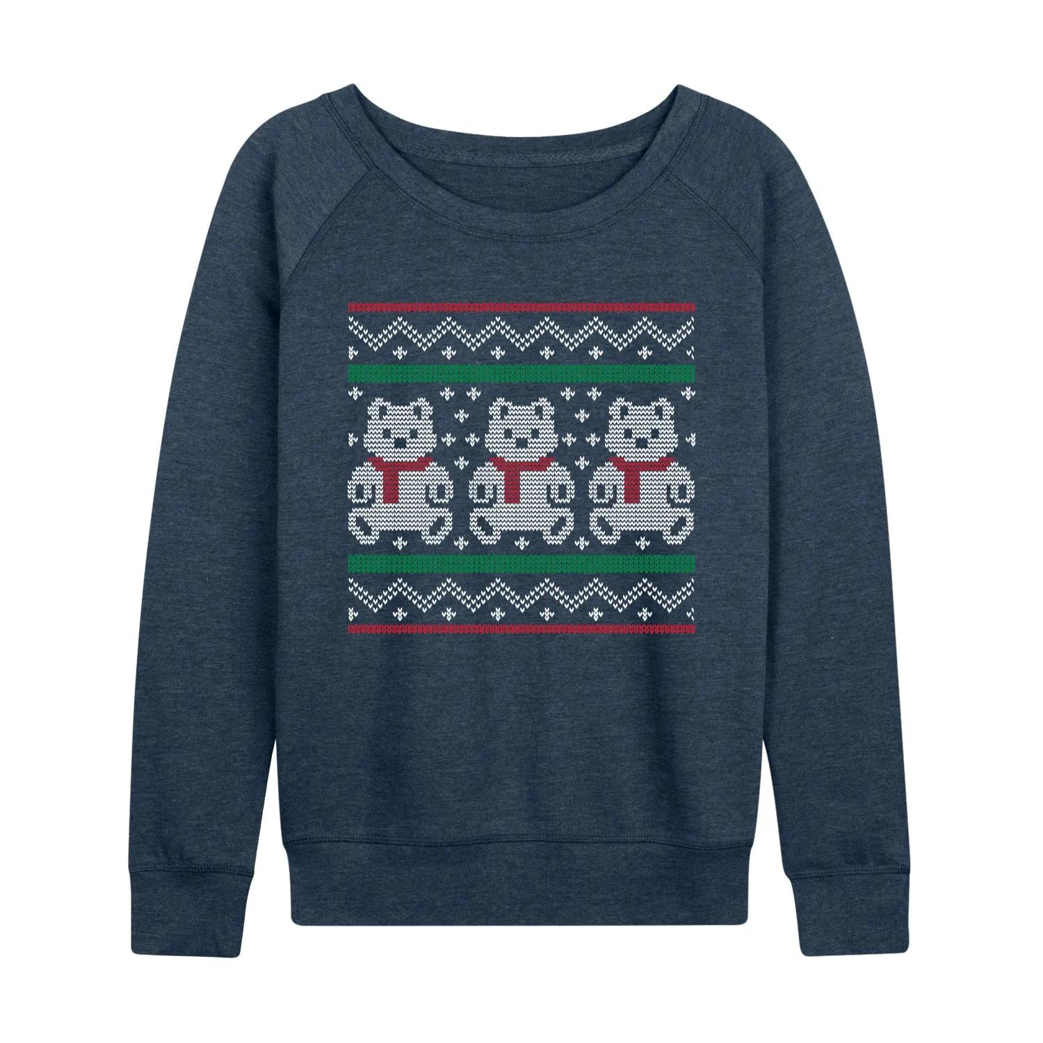 Instant Message - Teddy Bear Ugly Sweater - Women's French Terry Long Sleeve Pullover sold by Zulily product image thumbnail 3