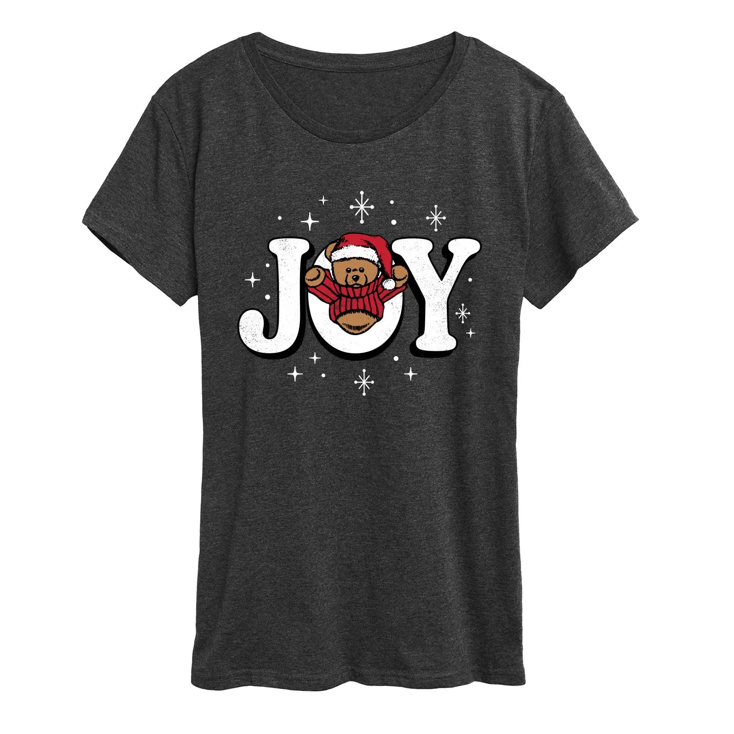 Instant Message - Joy Teddy Bear - Women's Short Sleeve Graphic T-Shirt sold by Zulily product image thumbnail 3