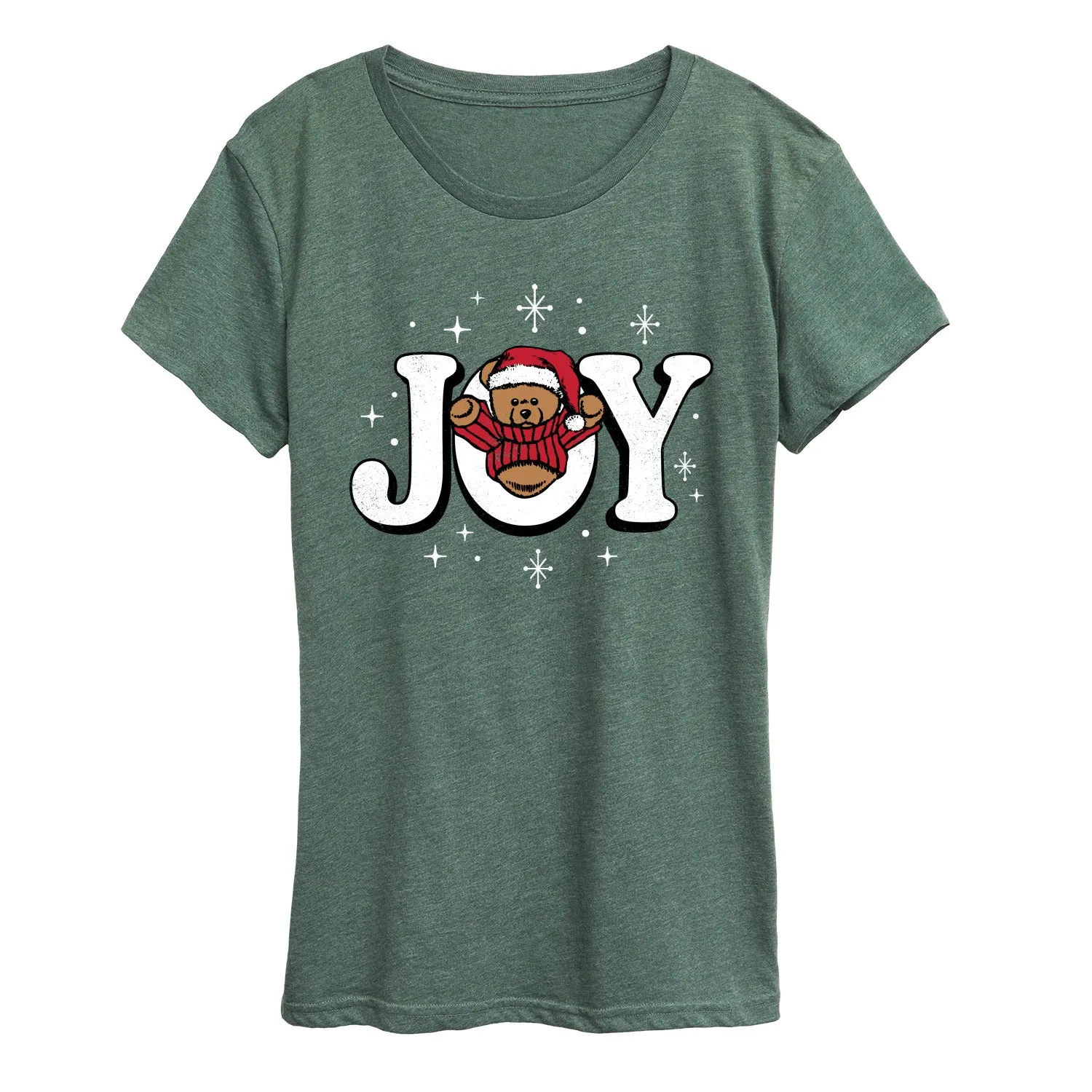Instant Message - Joy Teddy Bear - Women's Short Sleeve Graphic T-Shirt sold by Zulily product image thumbnail 5