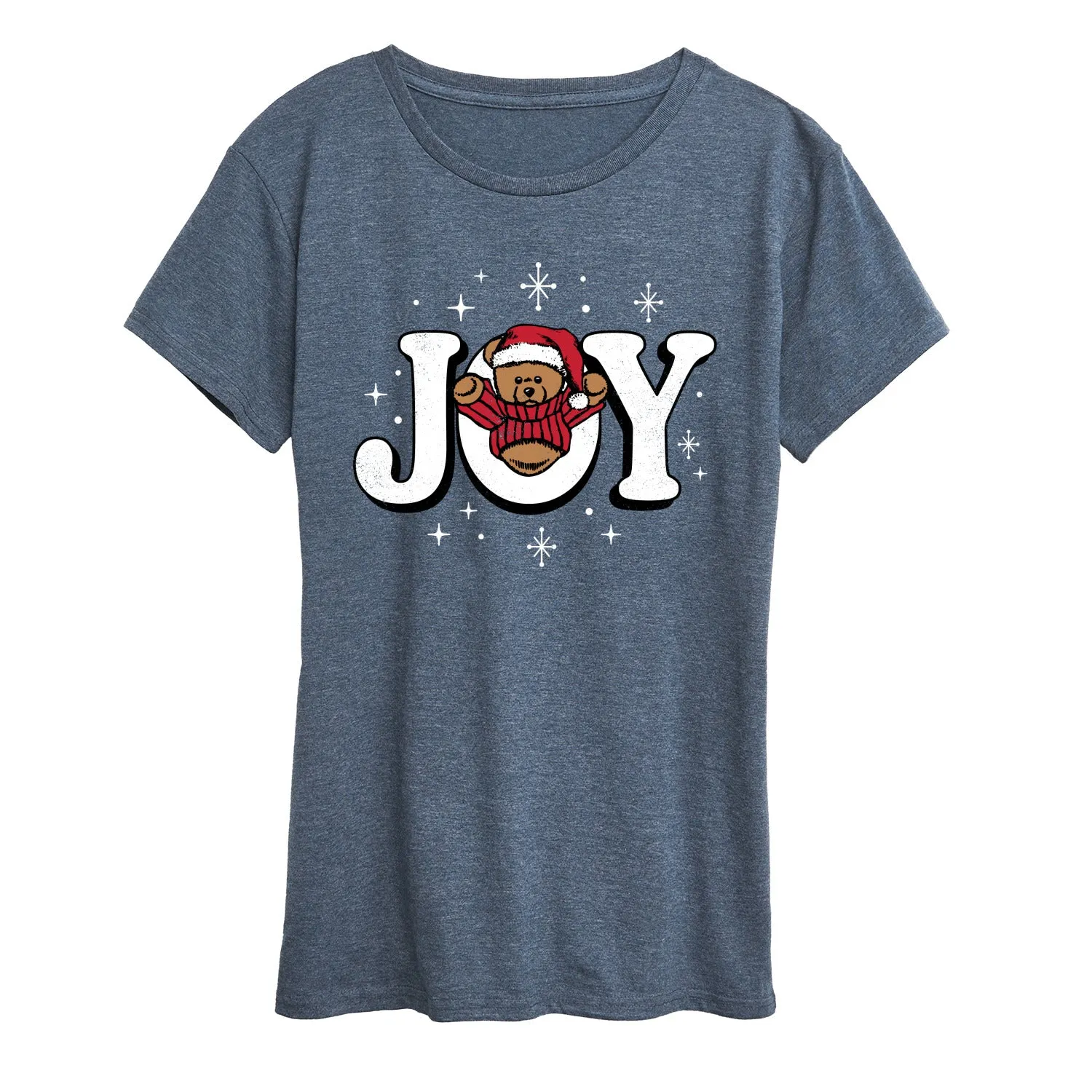 Instant Message - Joy Teddy Bear - Women's Short Sleeve Graphic T-Shirt sold by Zulily product image thumbnail 2