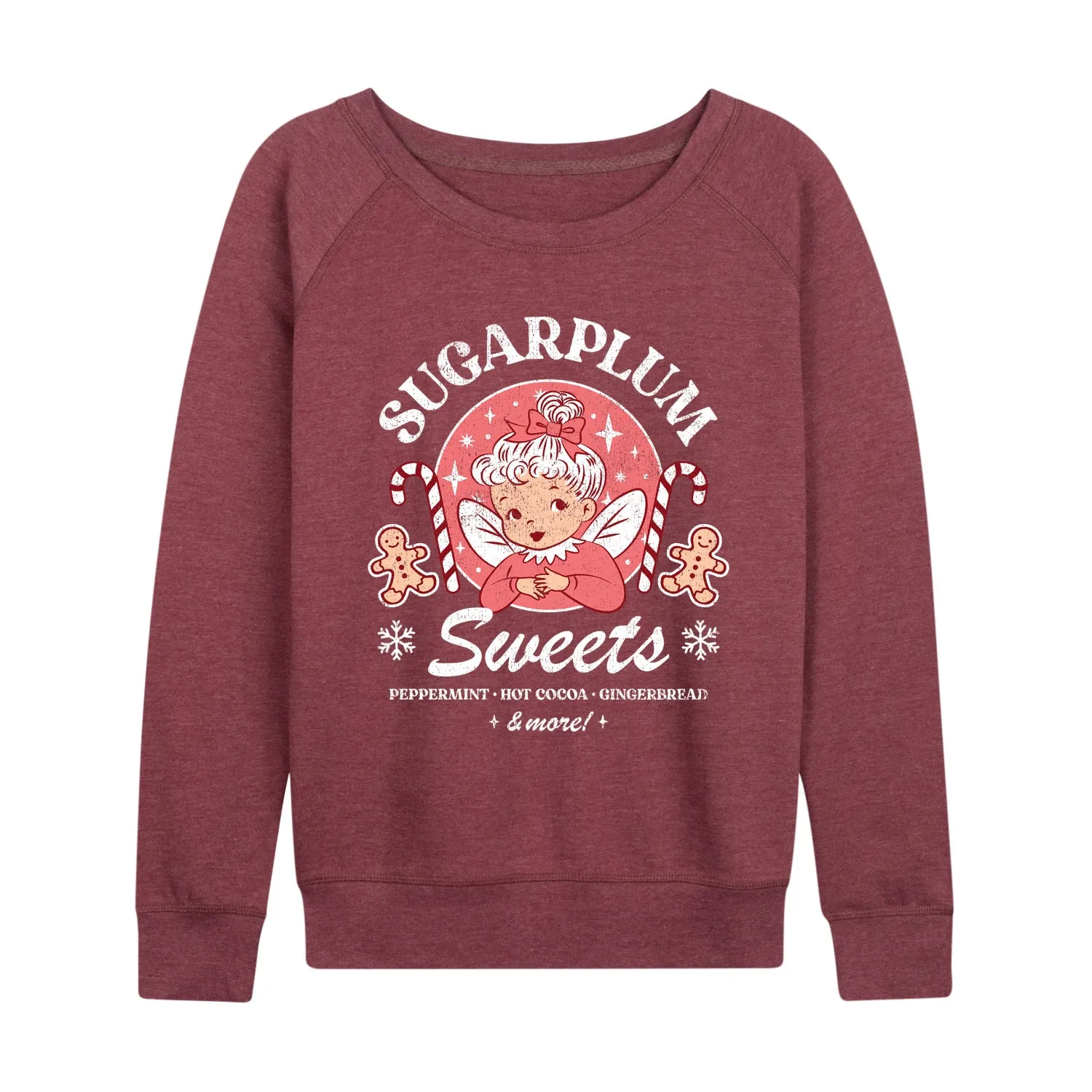 Instant Message - Sugarplum Sweets - Women's French Terry Long Sleeve Pullover sold by Zulily product image thumbnail 4