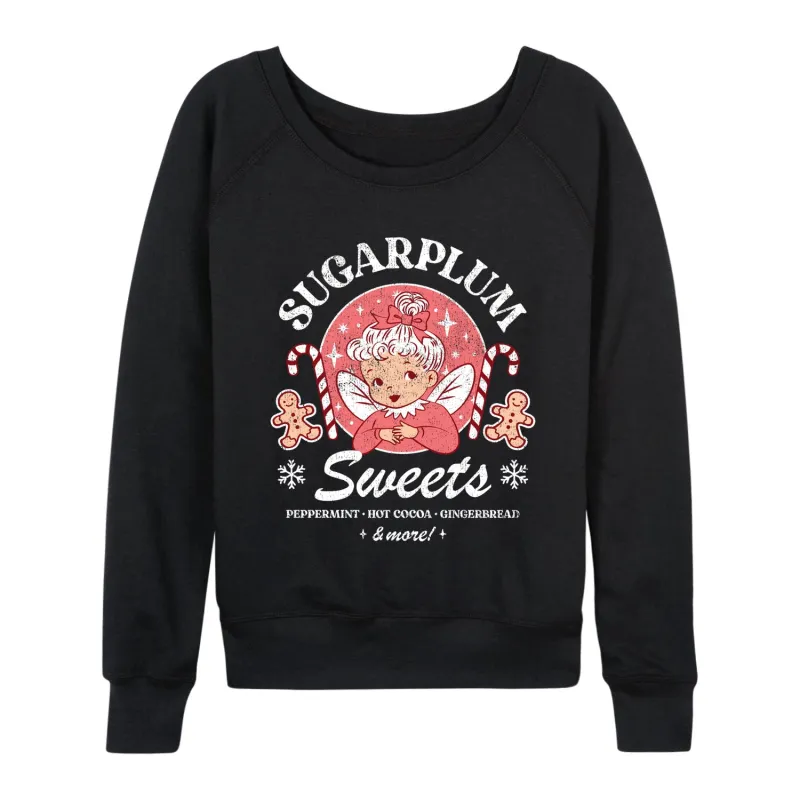 Instant Message - Sugarplum Sweets - Women's French Terry Long Sleeve Pullover sold by Zulily