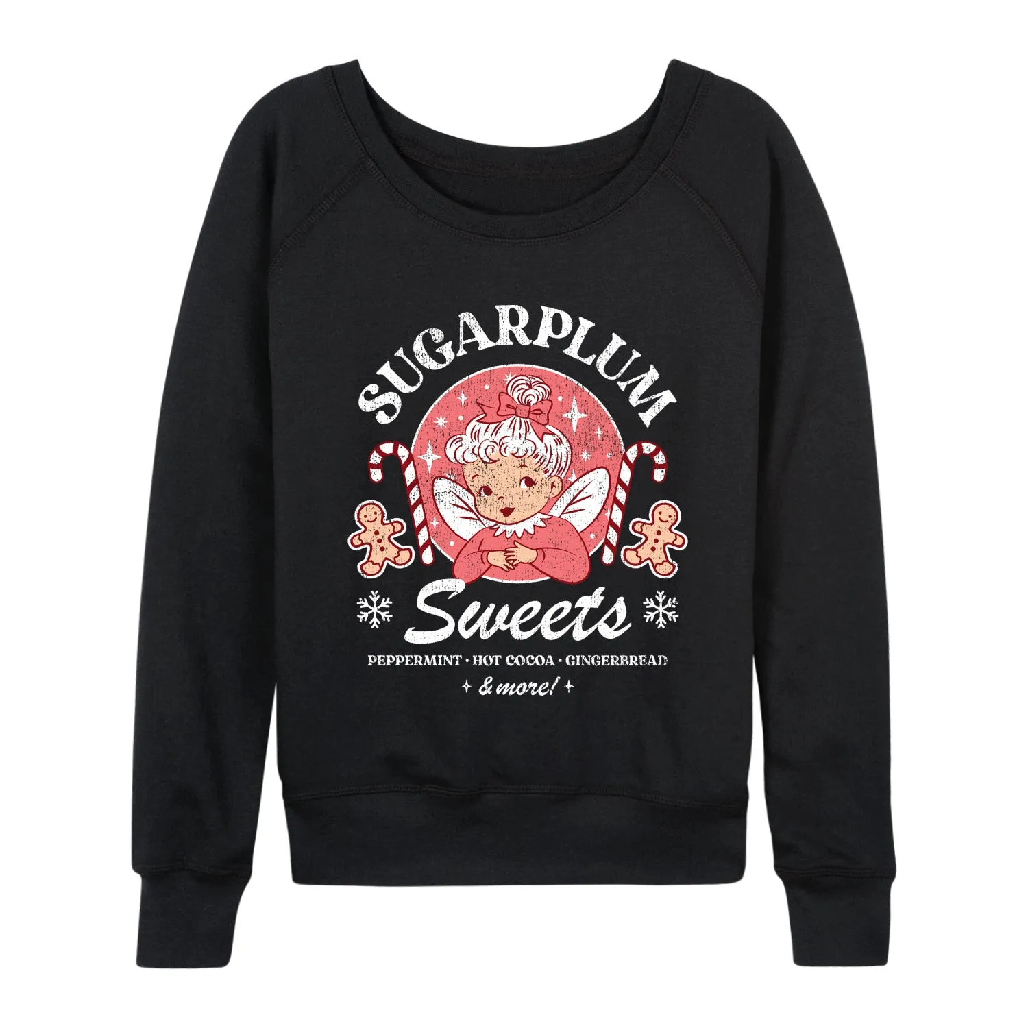 Instant Message - Sugarplum Sweets - Women's French Terry Long Sleeve Pullover sold by Zulily