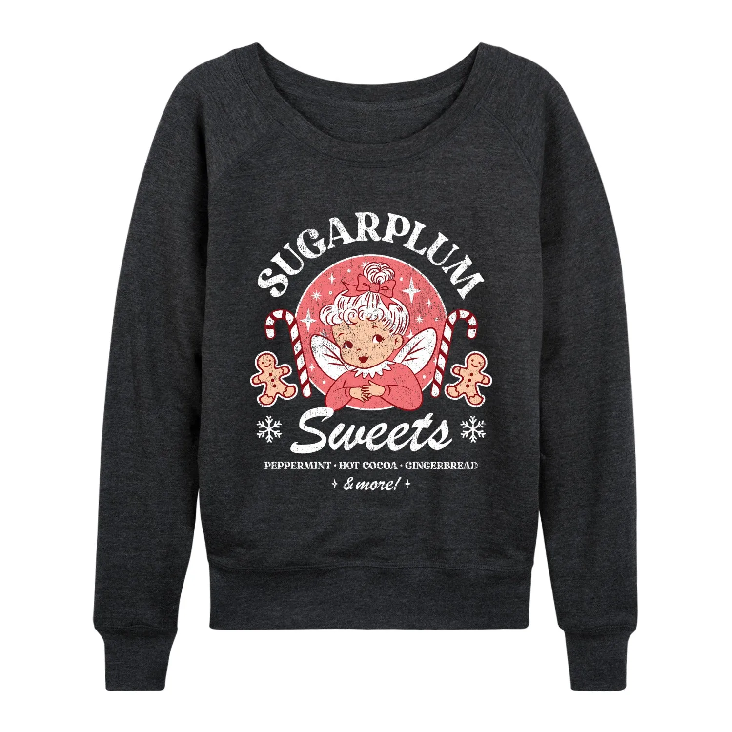 Instant Message - Sugarplum Sweets - Women's French Terry Long Sleeve Pullover sold by Zulily product image thumbnail 2