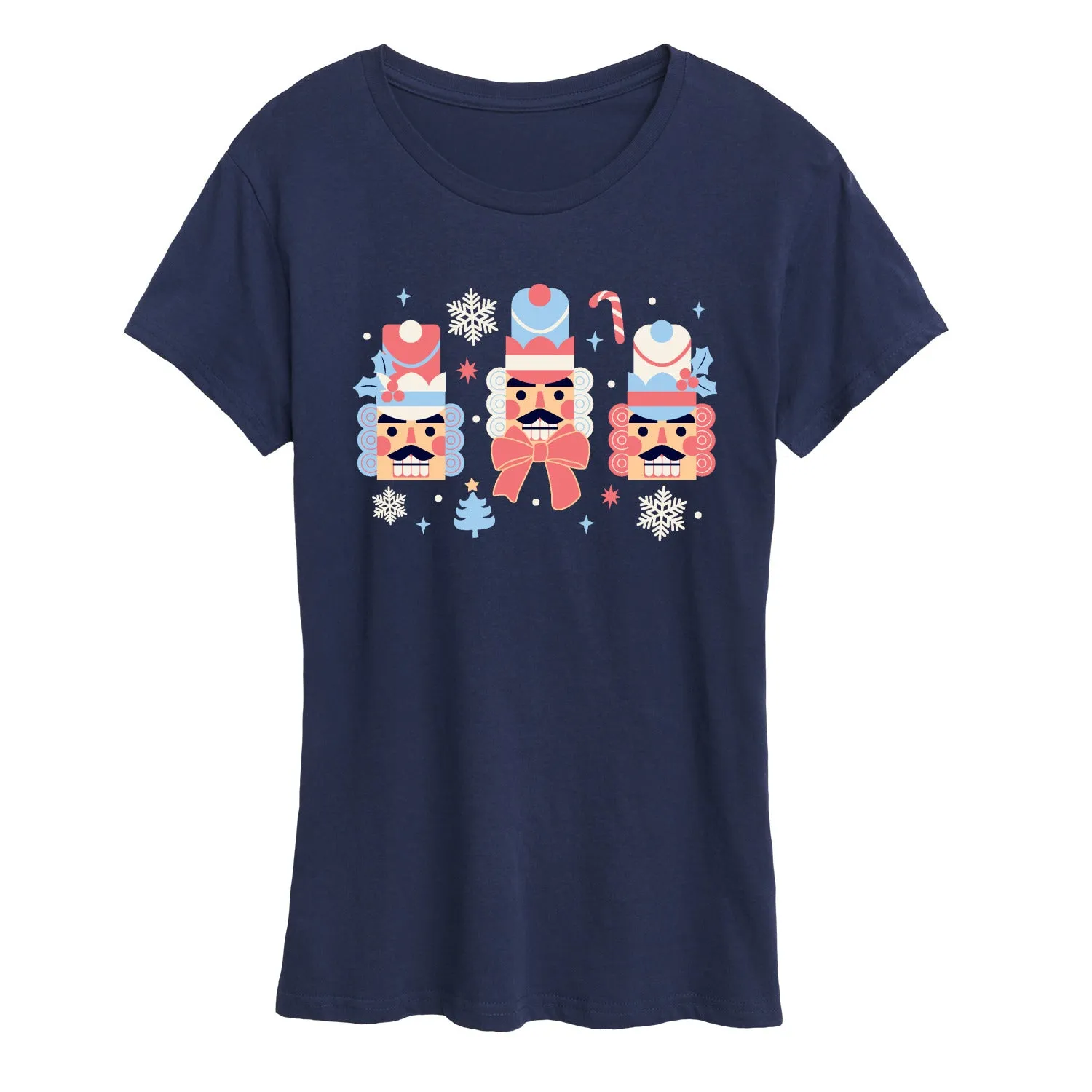 Instant Message - Winter Nutcracker Heads - Women's Short Sleeve Graphic T-Shirt sold by Zulily product image thumbnail 5