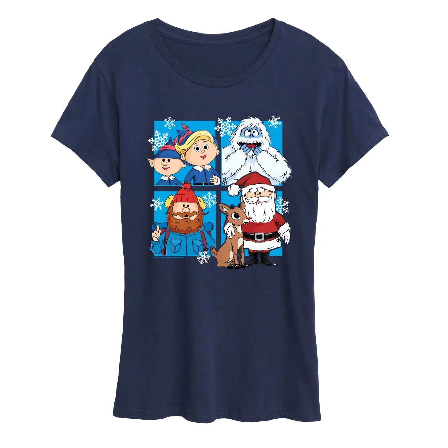 Rudolph - Rudolph Group - Women's Short Sleeve Graphic T-Shirt sold by Zulily product image thumbnail 3