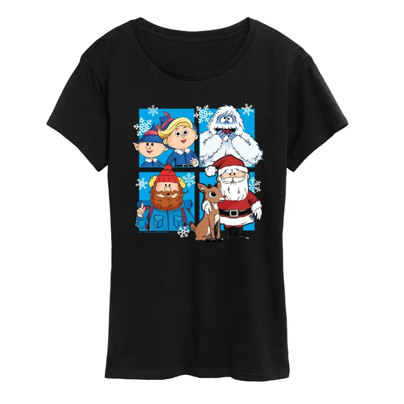 Rudolph - Rudolph Group - Women's Short Sleeve Graphic T-Shirt sold by Zulily