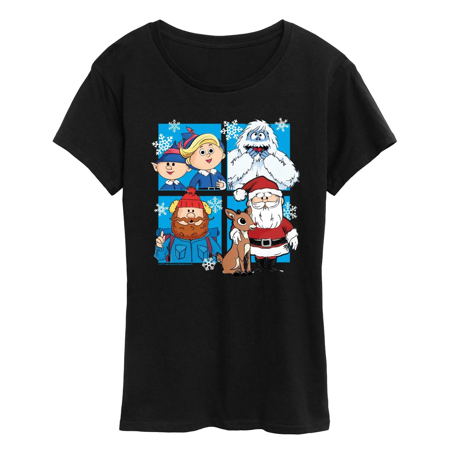 Rudolph - Rudolph Group - Women's Short Sleeve Graphic T-Shirt sold by Zulily