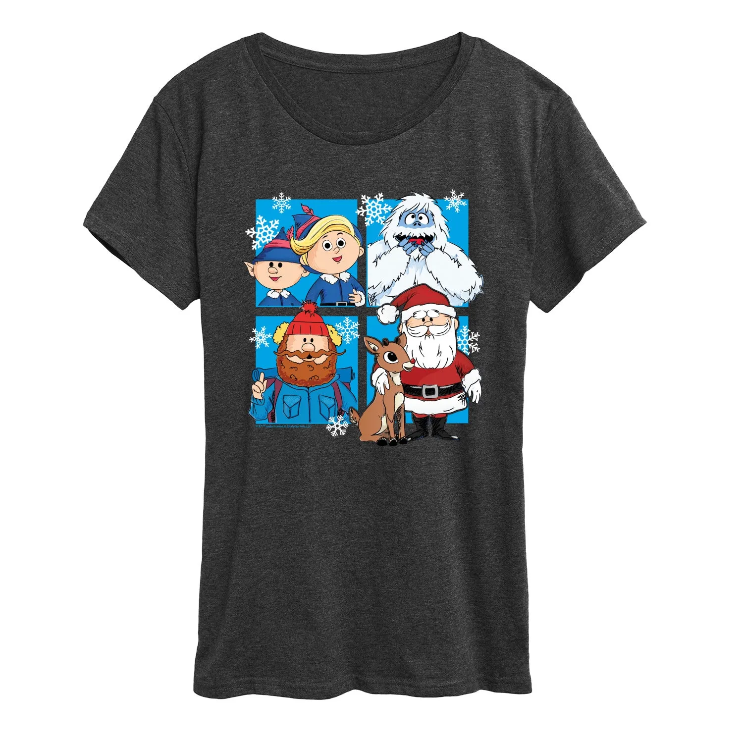 Rudolph - Rudolph Group - Women's Short Sleeve Graphic T-Shirt sold by Zulily product image thumbnail 2