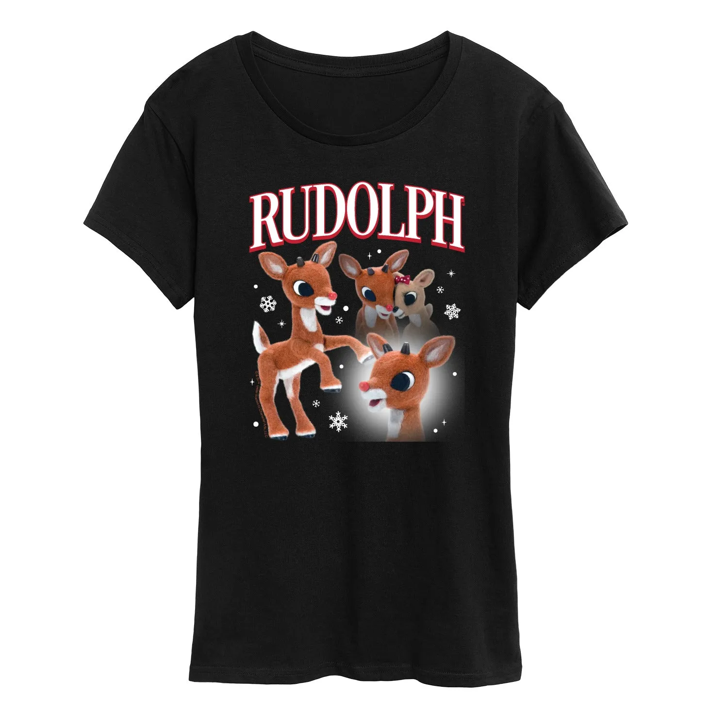 Rudolph - Rudolph Bootleg - Women's Short Sleeve Graphic T-Shirt sold by Zulily